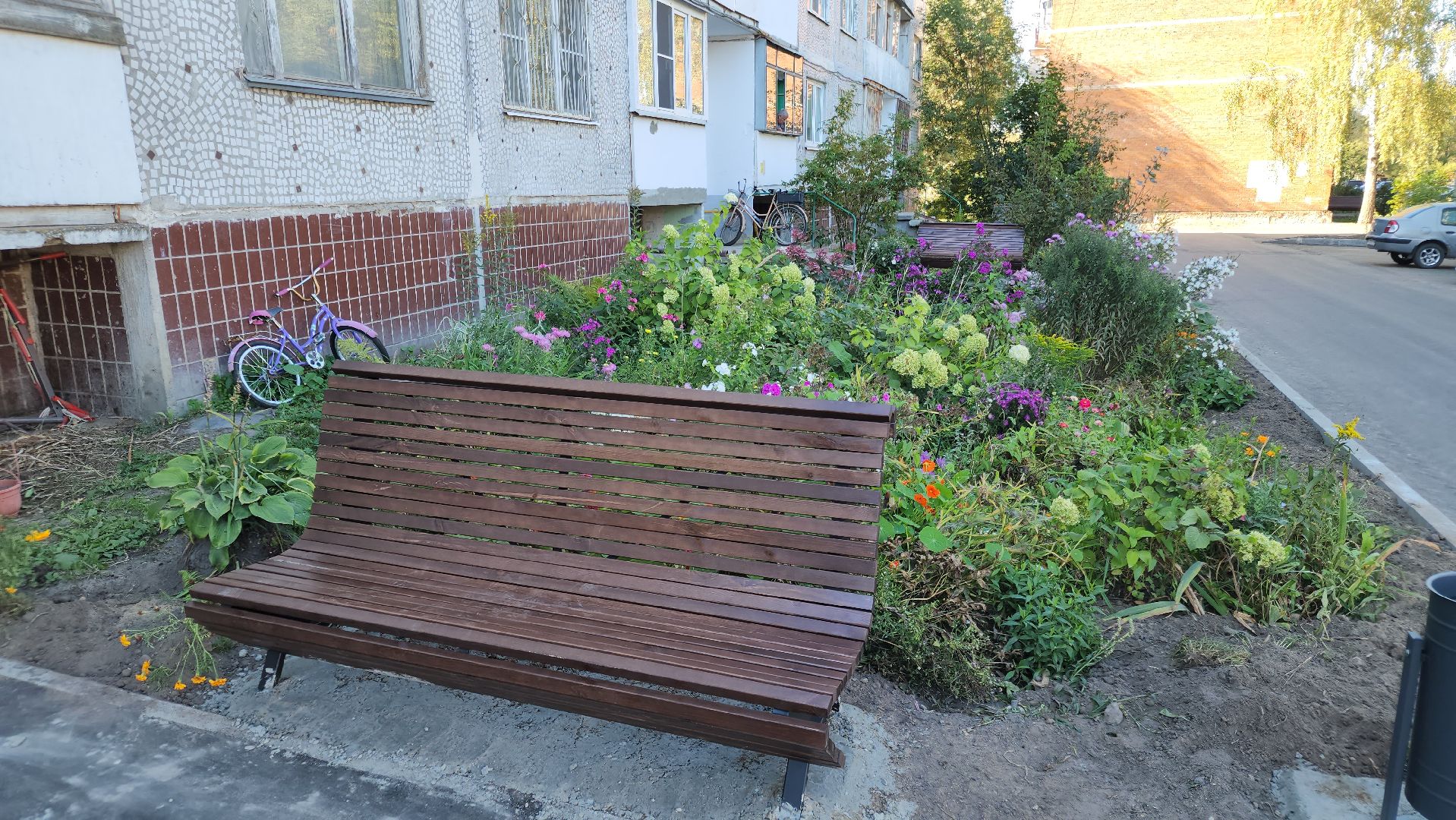 благоустройство дворов, куровское, орехово-зуевский округ,