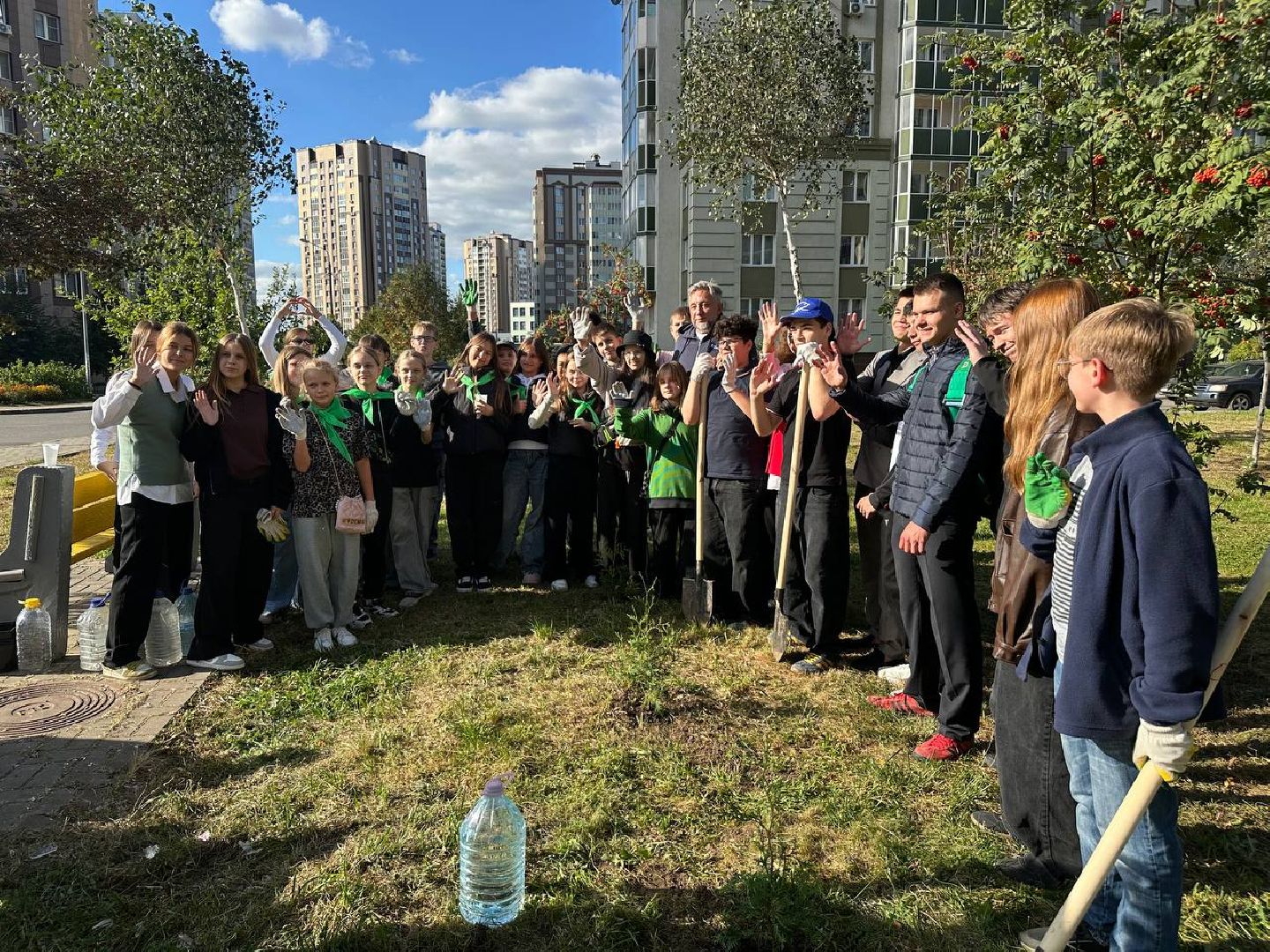 сохраним лес вместе, домодедово, озеленение,