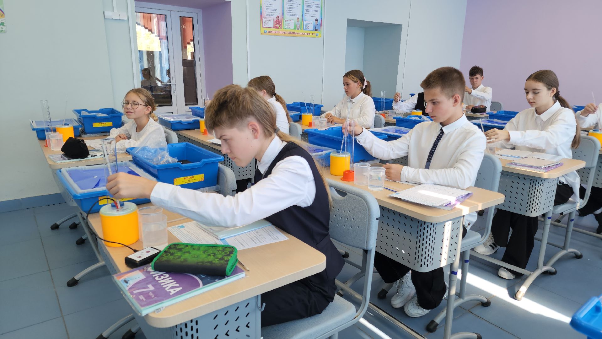 Новое оборудование в школе, ликинский автобусный завод, ликино-дулево, орехово-зуевский округ,