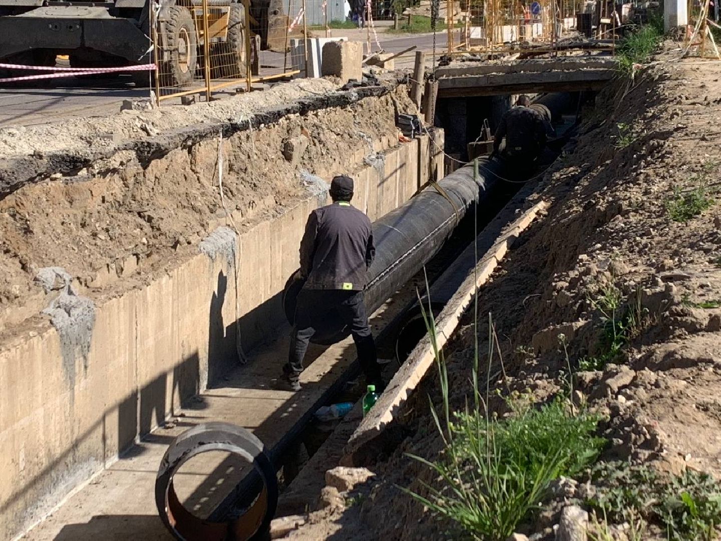 ступино, Горького, жкх, ремонт, теплосеть,