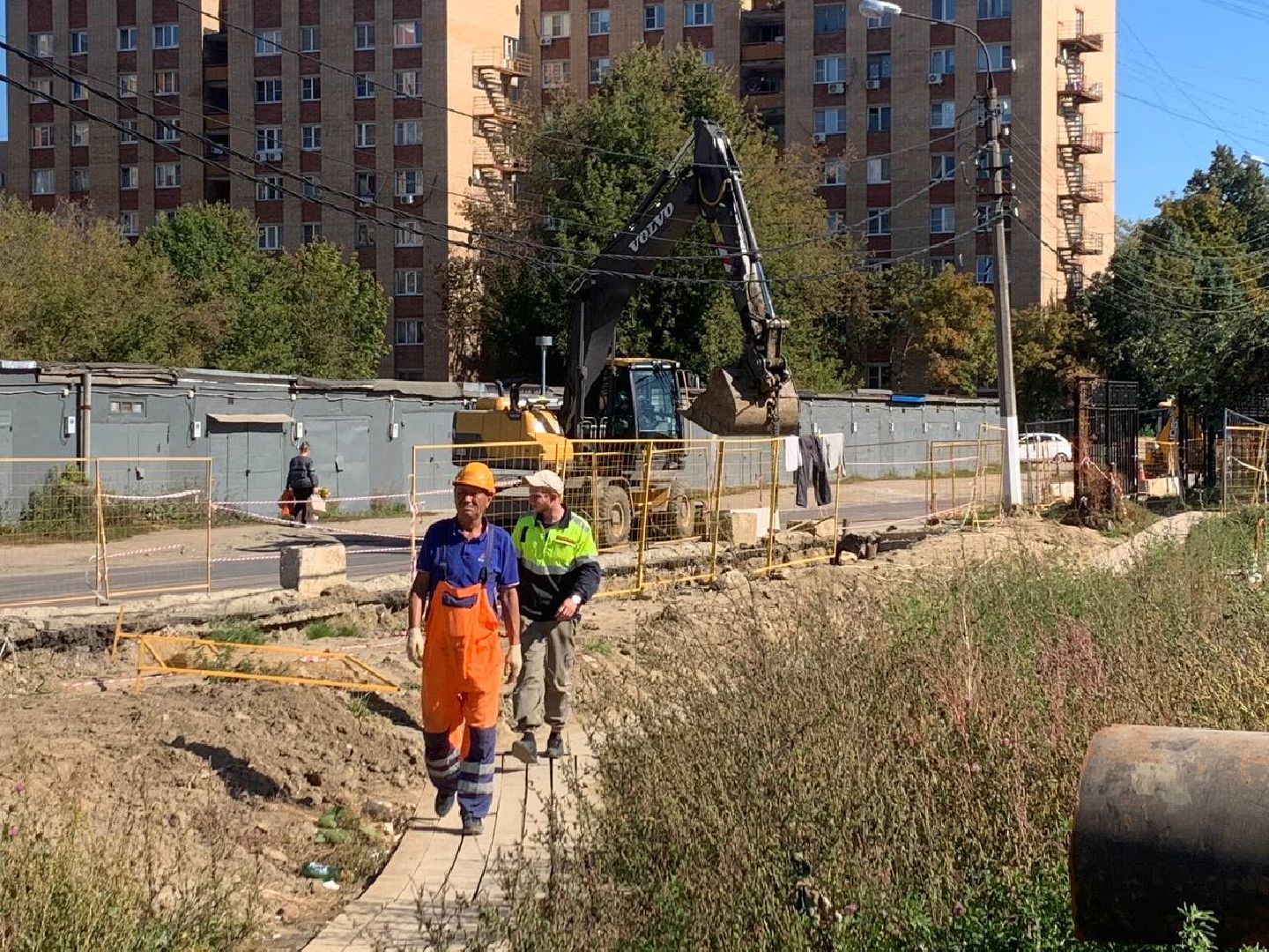 ступино, Горького, жкх, ремонт, теплосеть,