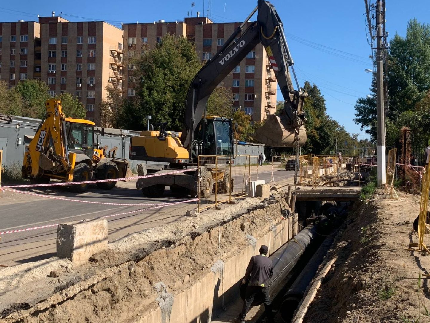 ступино, Горького, жкх, ремонт, теплосеть,