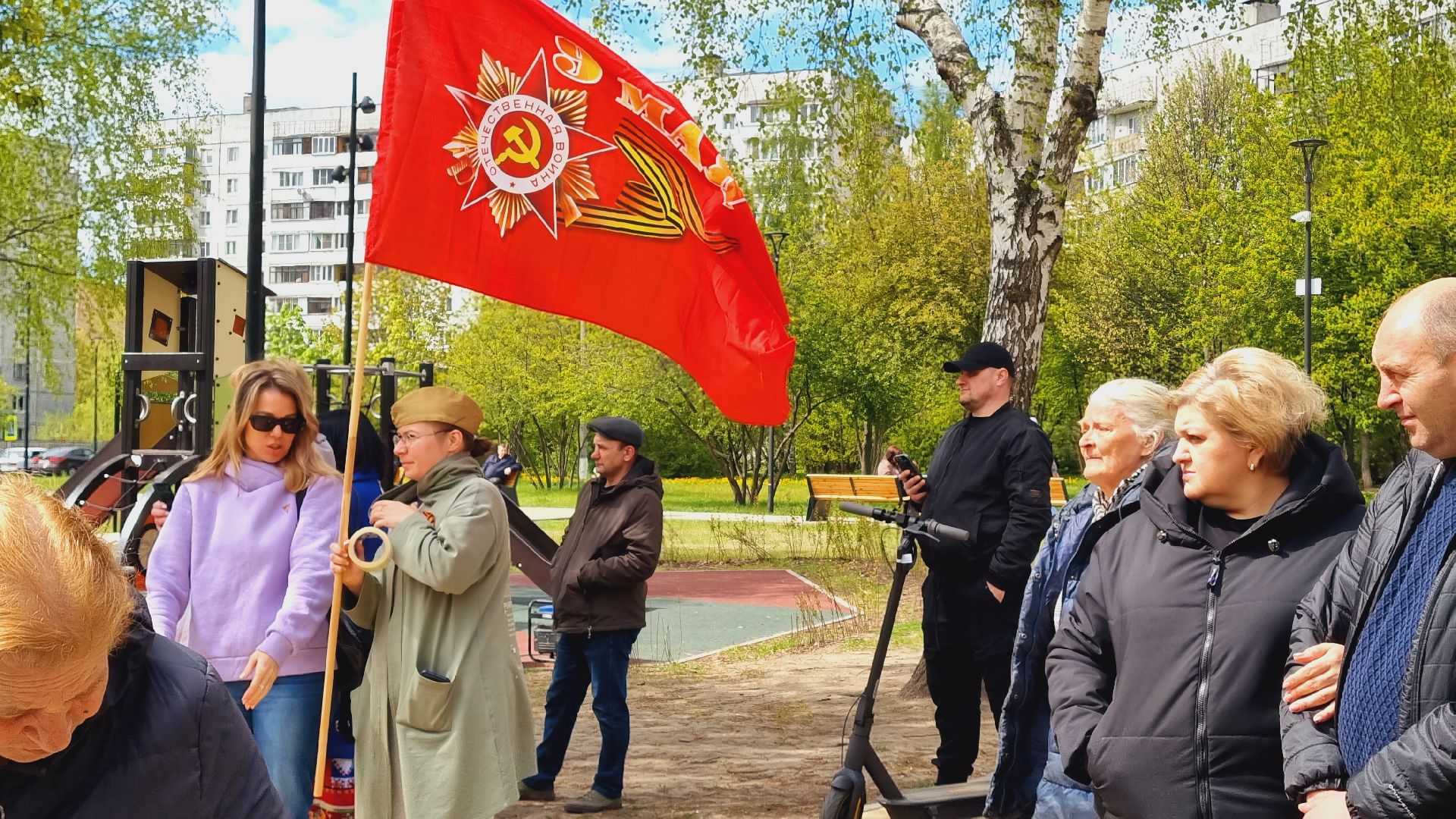 Подмосковье, Ивантеевка, День Победы
