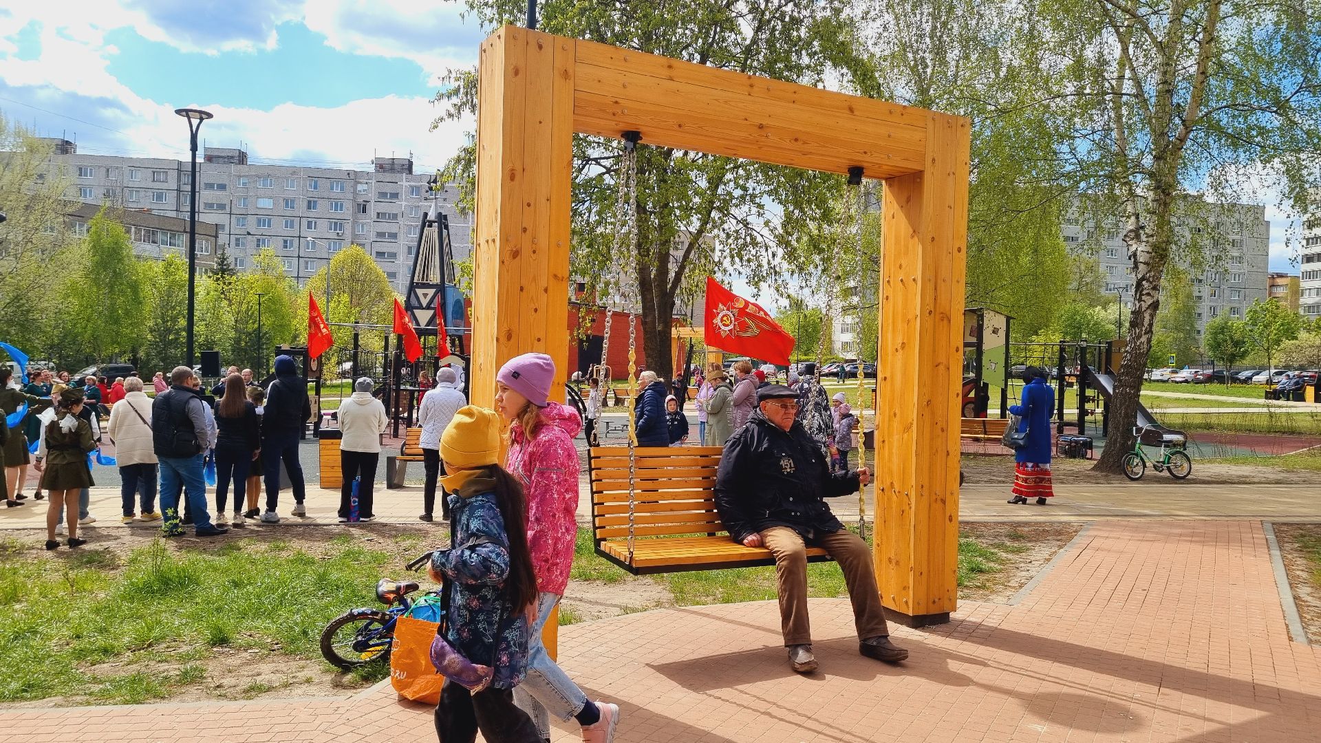 Подмосковье, Ивантеевка, День Победы