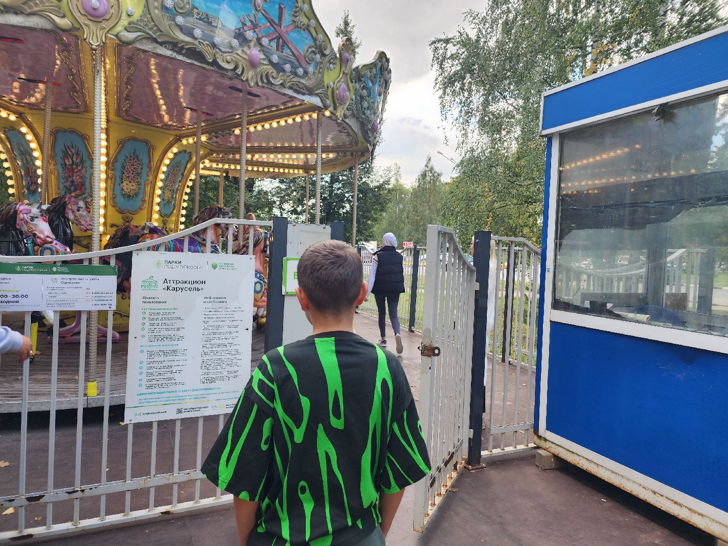 одинцово, карусель, центральный парк,