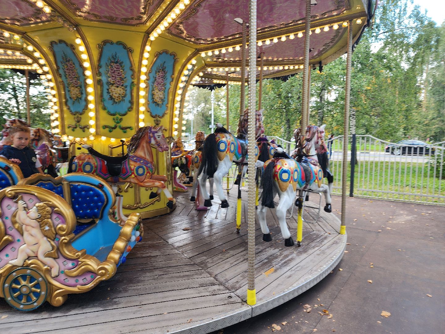 одинцово, карусель, центральный парк,