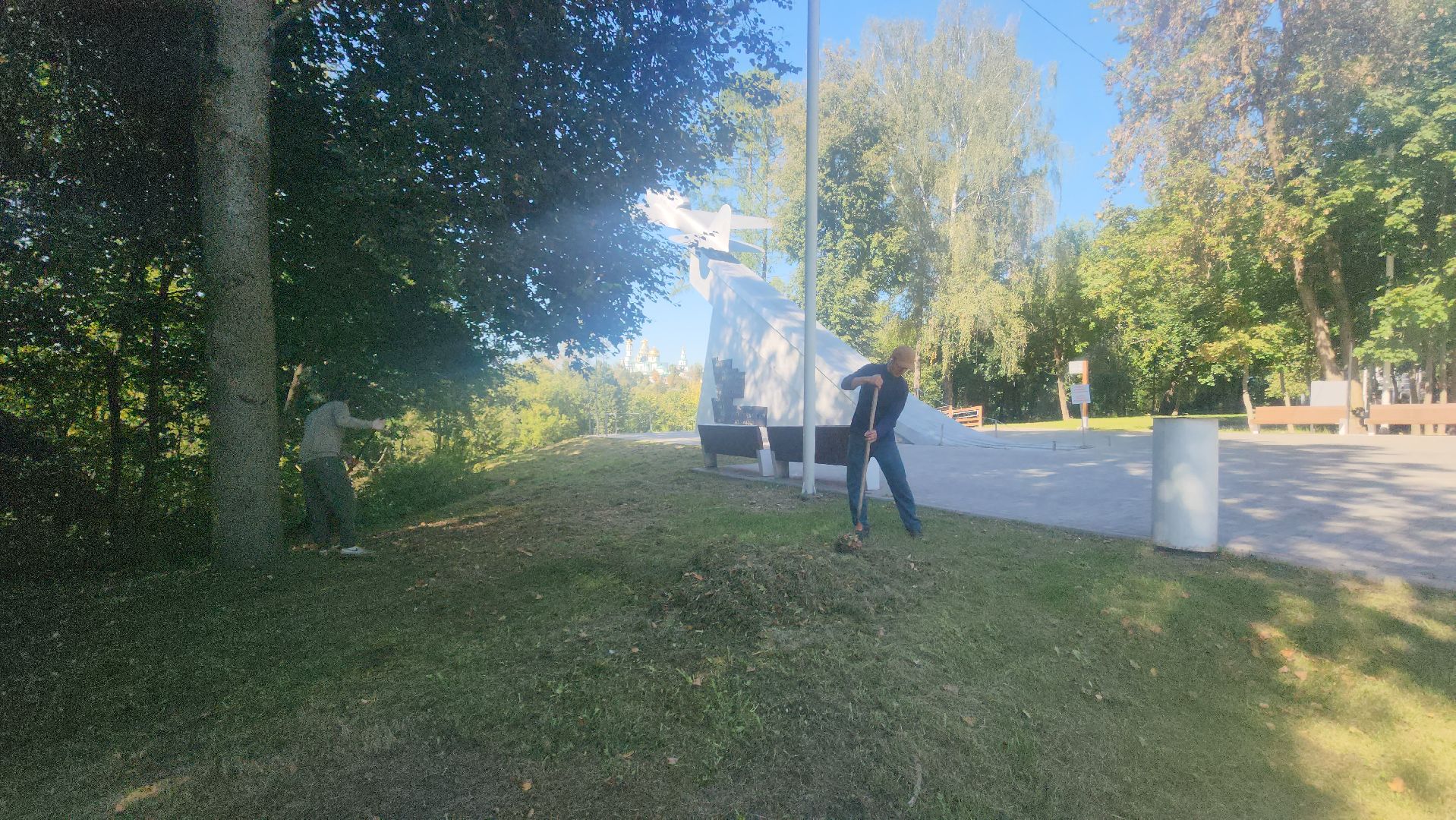 Истра, Парк, Благоустройство , Уборка,