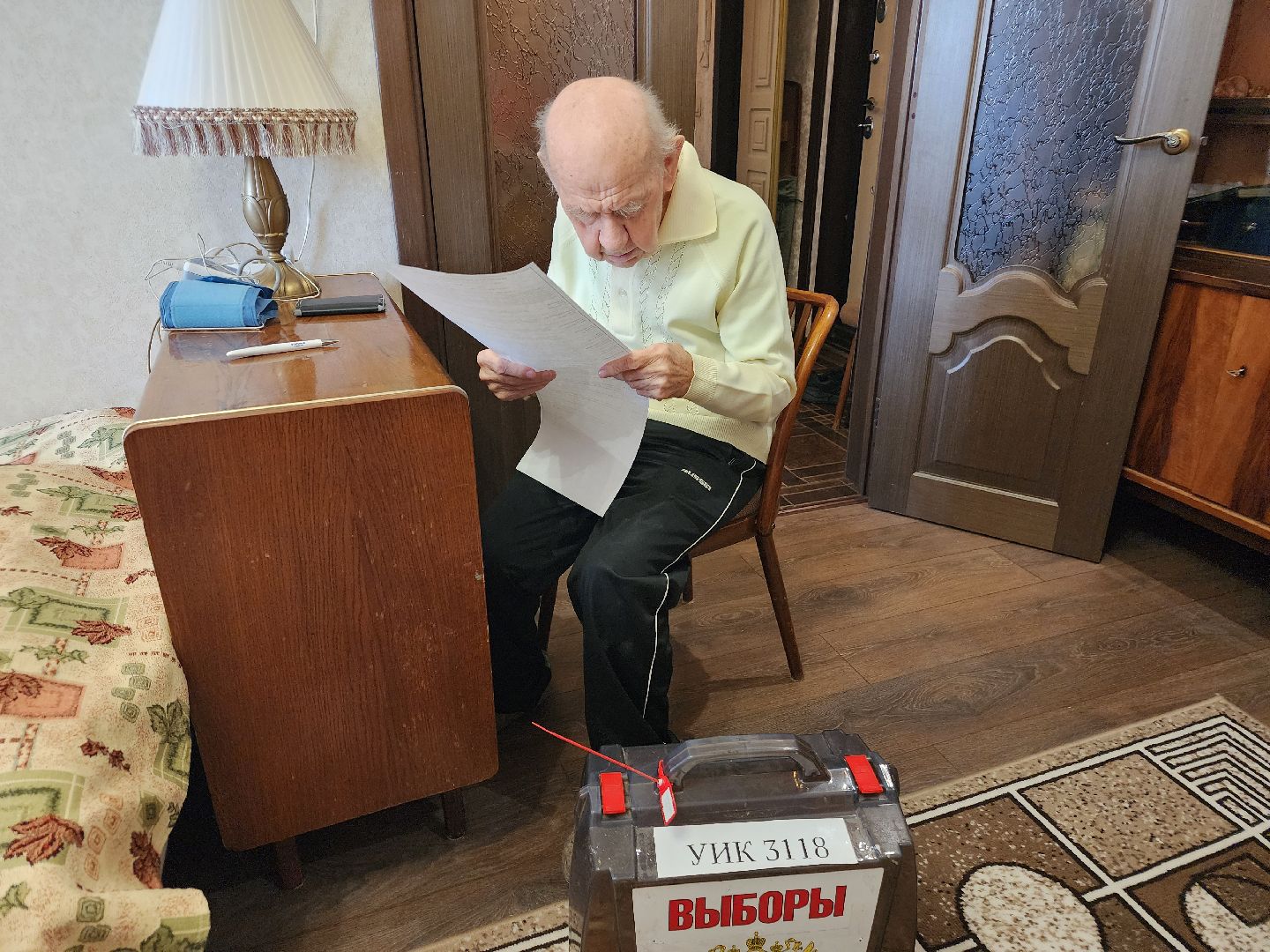 фрязино, выборы 2025, ветеран великой отечественной войны, голосование на дому,