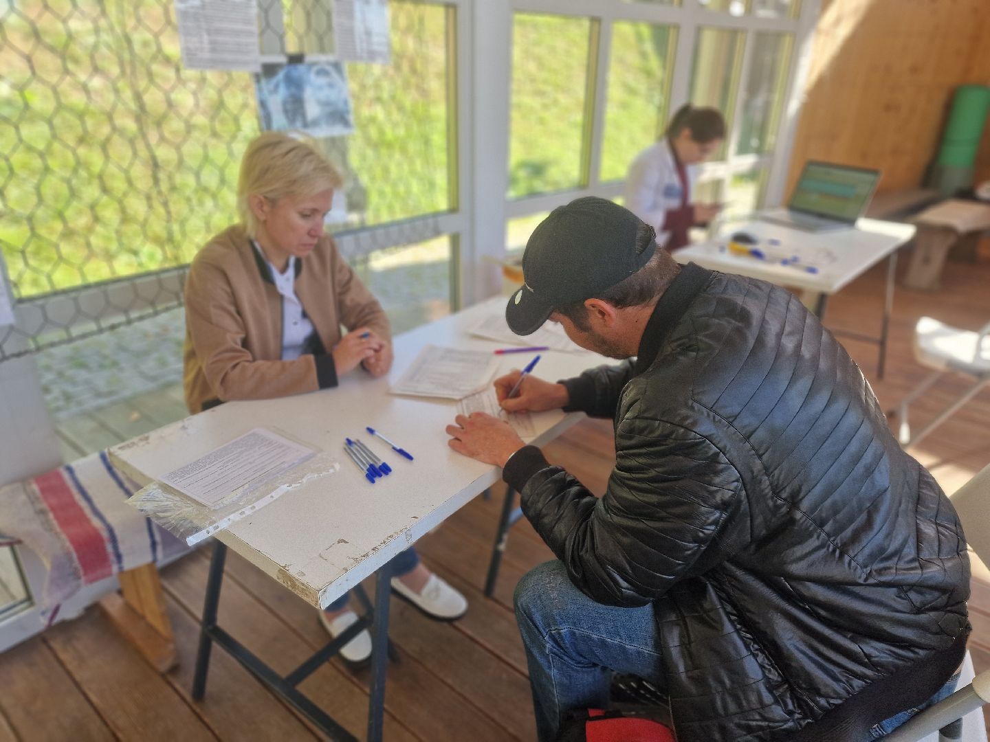 воскресенская больница,  воскресенк, вакцинация от гриппа, выездная вакцинация, выездная диспансеризация,