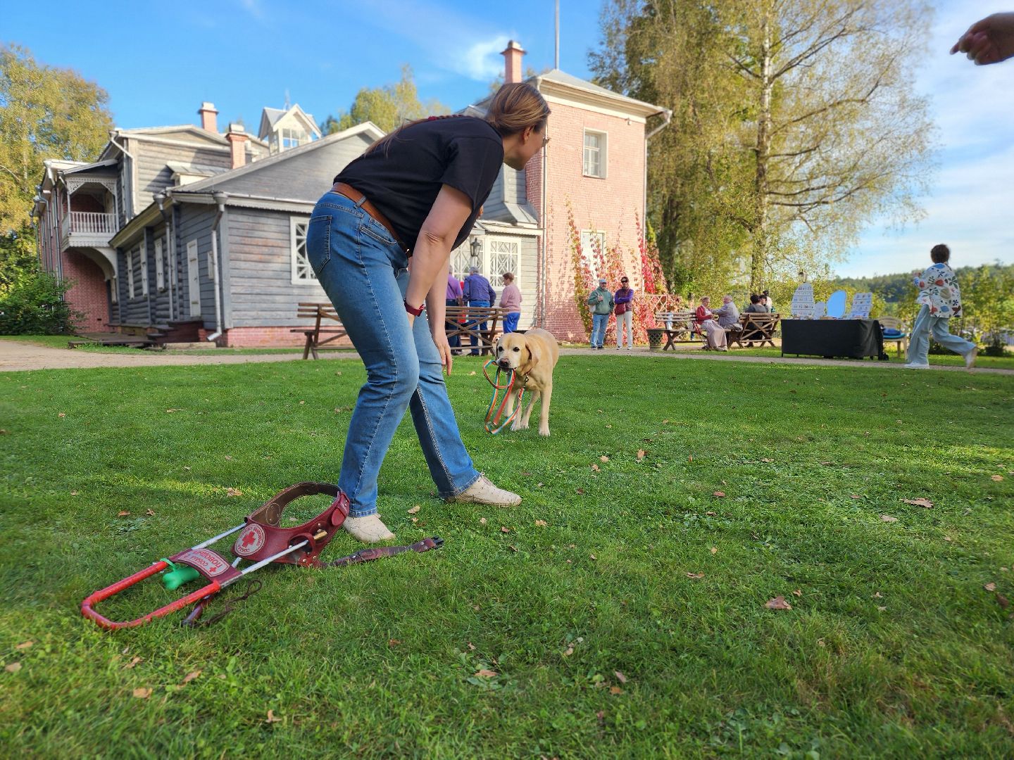 мураново, музей-усадьба мураново, мудрый пес, светлана телицына, собака-поводырь, аксаковская уха, гастрономический фестиваль,пушкинский городской округ,
