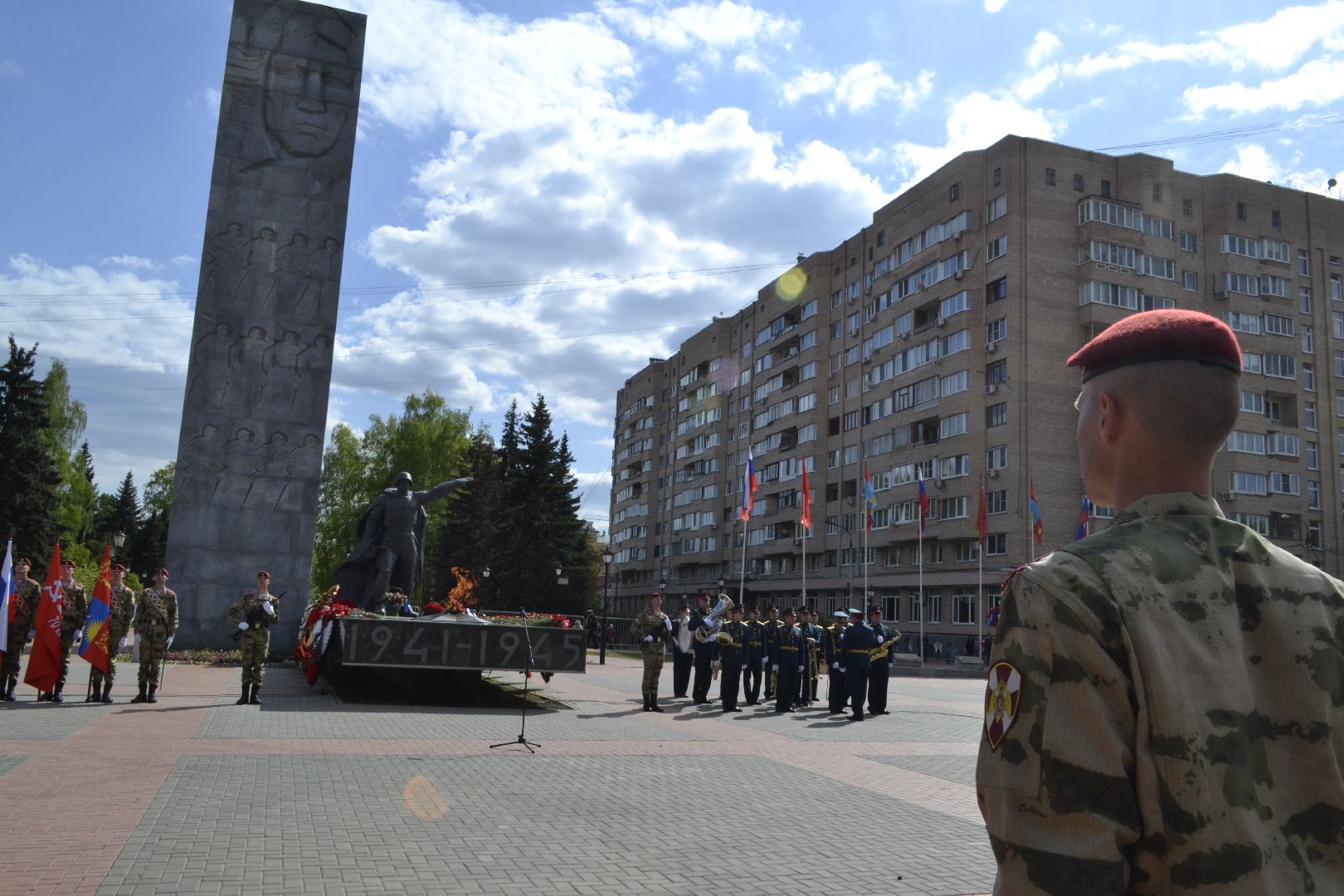 Балашиха, Подмосковье, День Победы, ветераны, митинг, Игорь Брынцалов, Сергей Юров