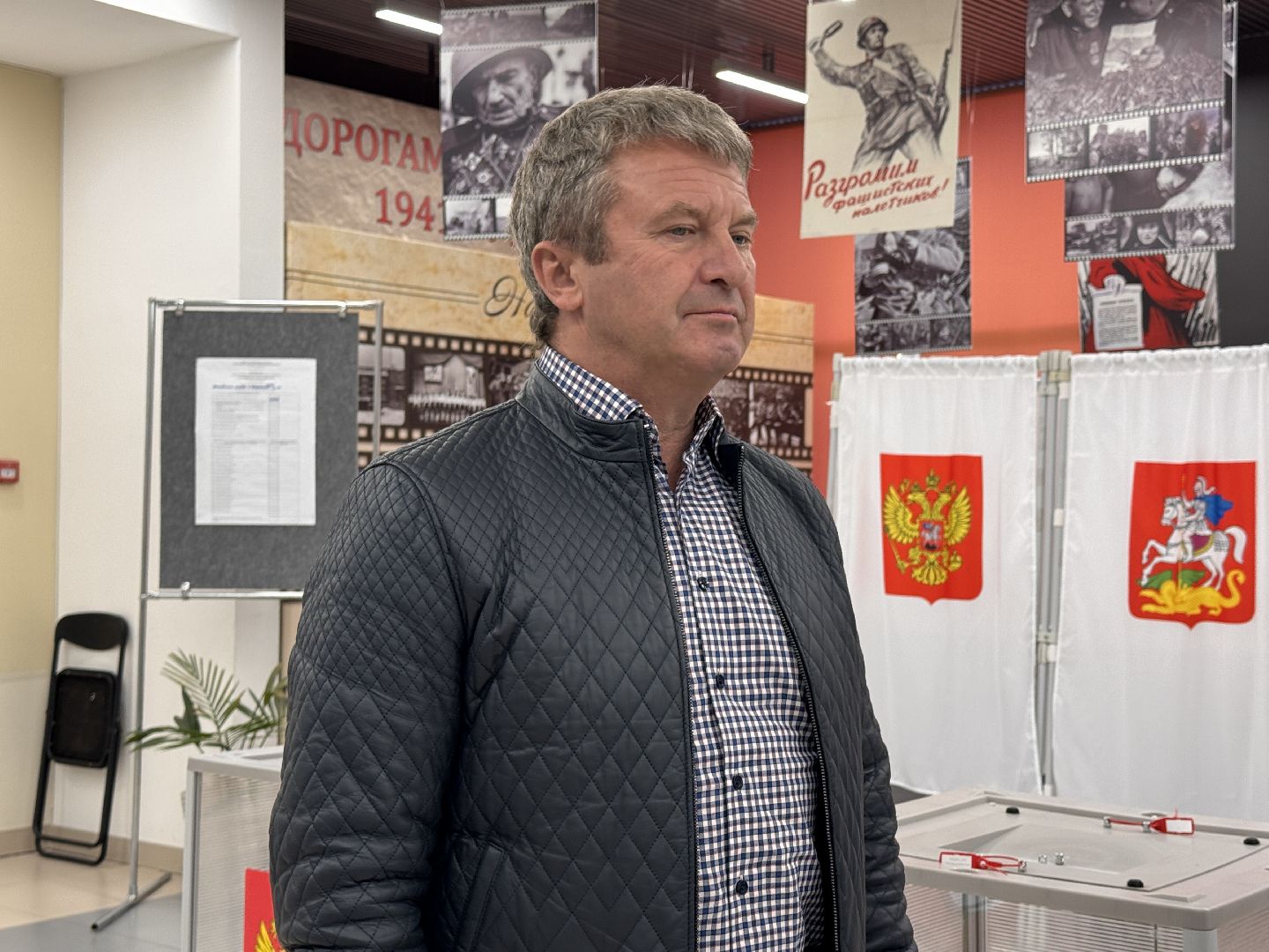 Олег Рожнов проверил УИК 1640, выборы депутатов в совет депутатов, Выборы - 2025, ЗАТО Молоджный,