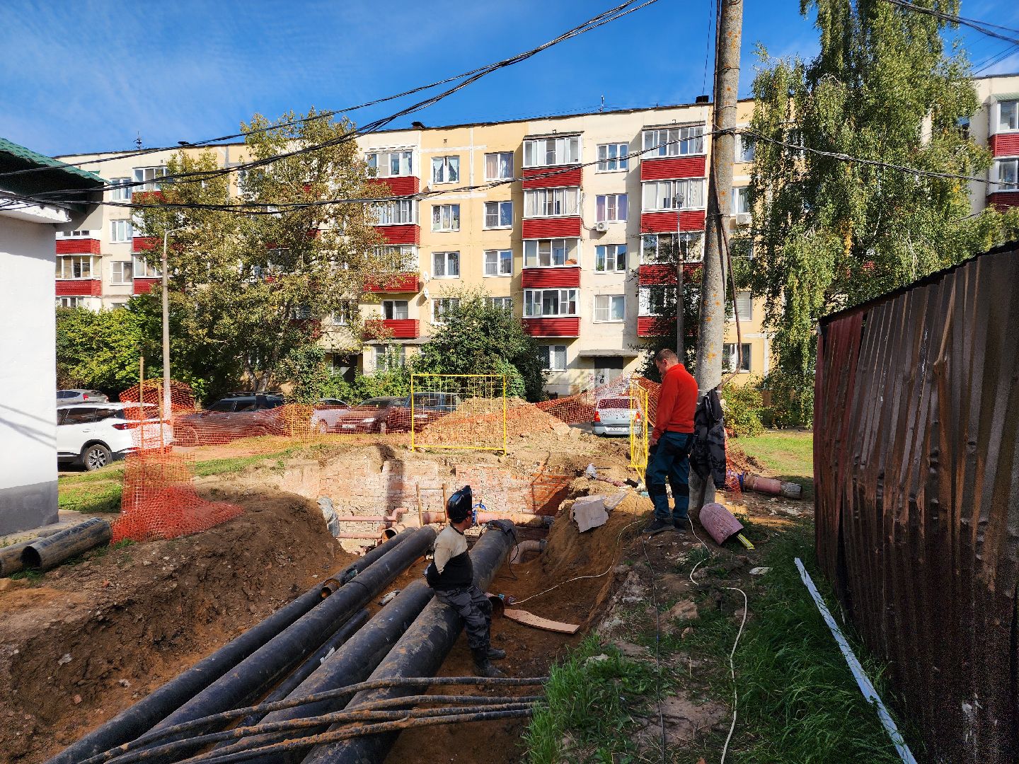 чехов, улица чехова , вишневый бульвар, капремонт теплосети, модернизация инженерных сетей , реконструкция , система отопления и гвс, горячее водоснабжение,подготовка к отопительному сезону, подключение домов к системе гвс, госпрограмма московской области,  развитие инженерной инфраструктуры,