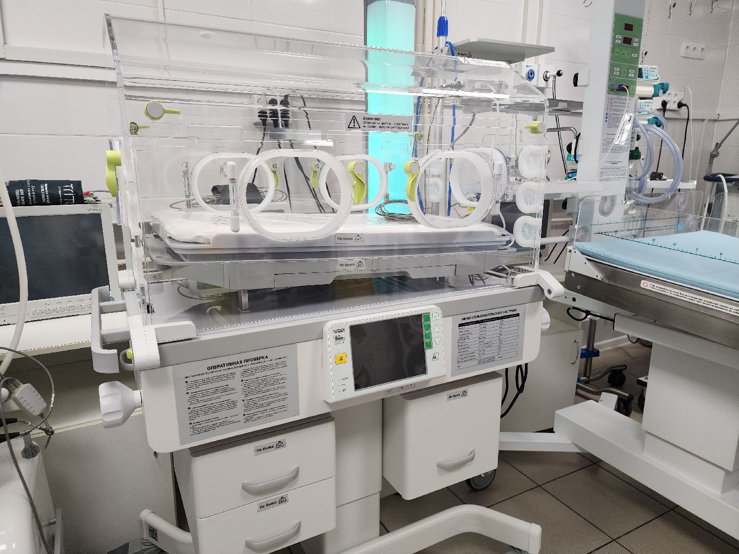 Подольск , бородино, детская больница, Новое оборудование , реанимационное отделение,