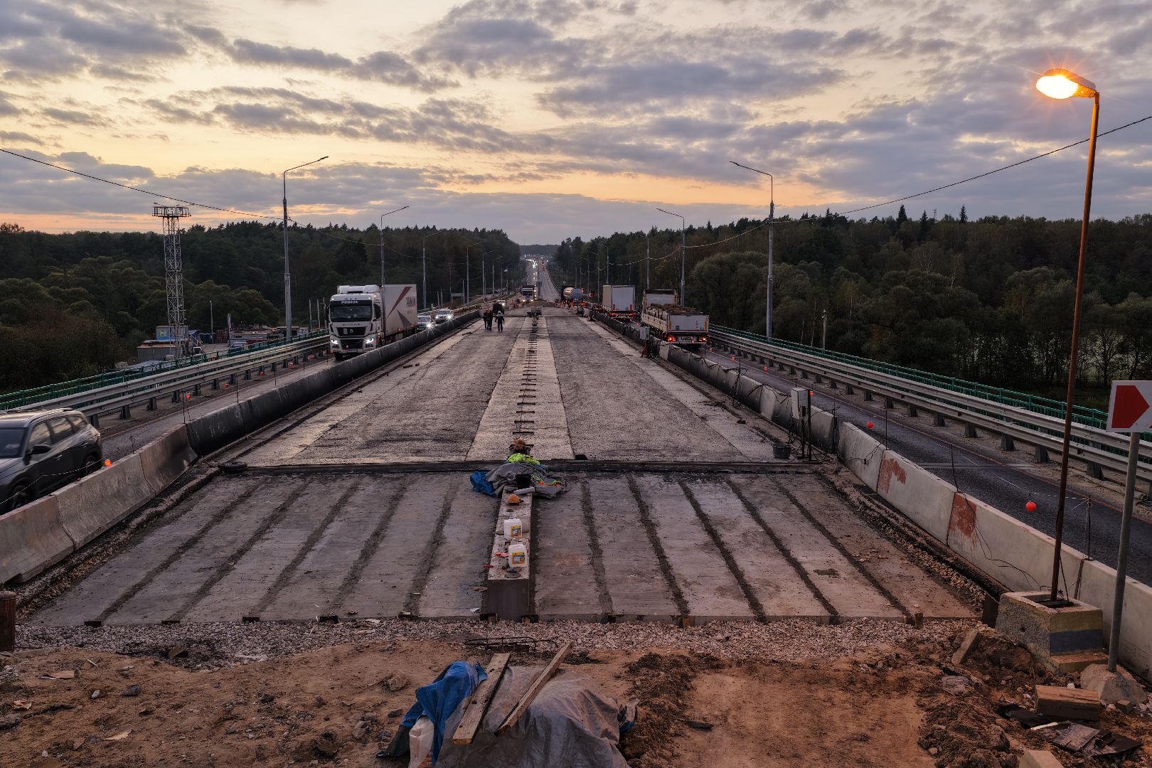 видео с коптера, мост через нару,