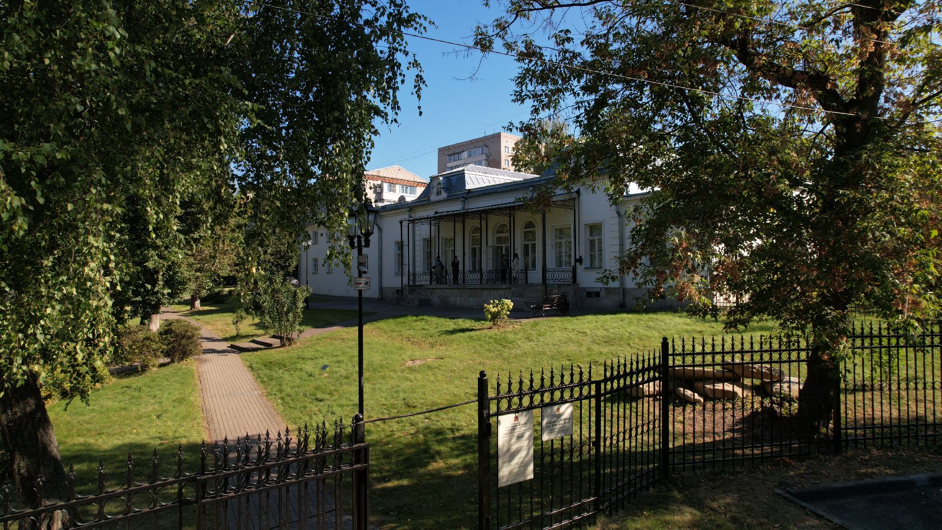 видео с коптера, усадьба лыткарино, новый сквер лыткарино,