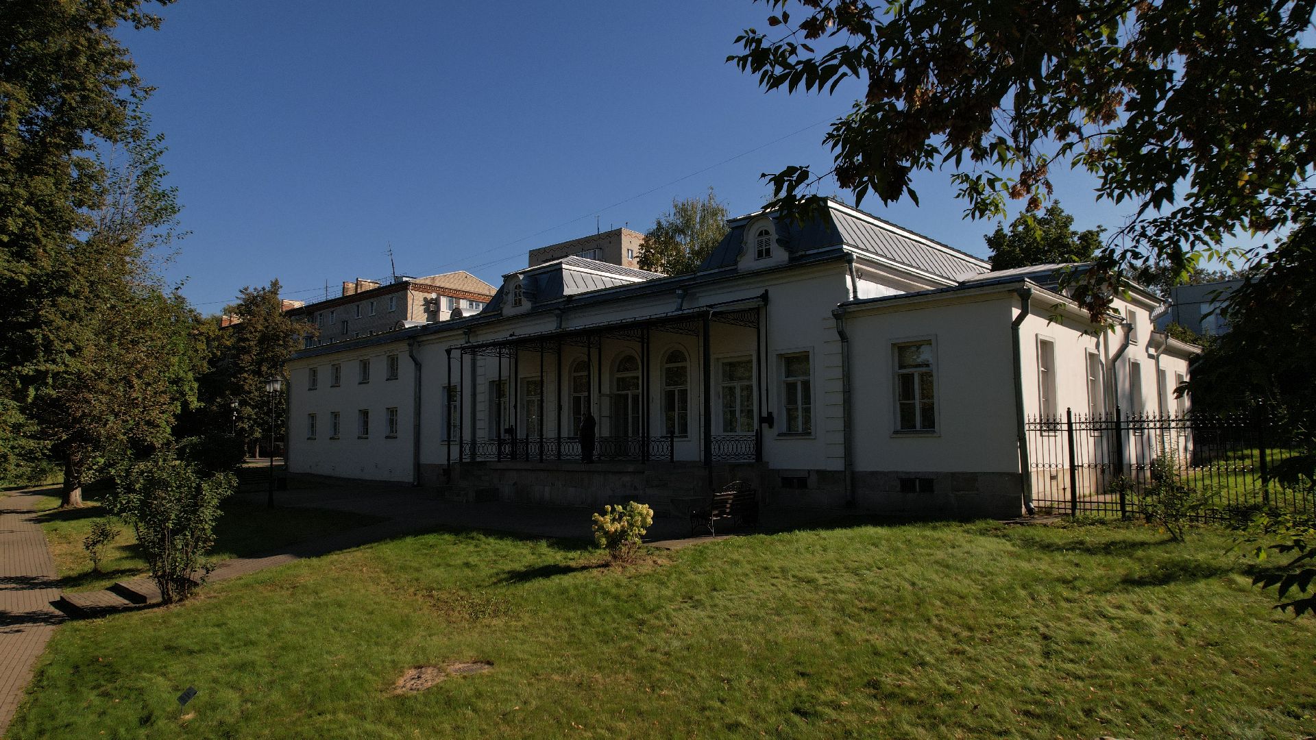 видео с коптера, усадьба лыткарино, новый сквер лыткарино,