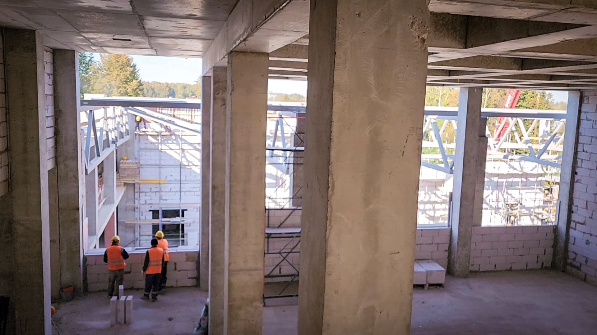 бронницы, строительство пристройки к лицею в бронницах, новый корпус лицея в бронницах, строительство корпуса лицея,