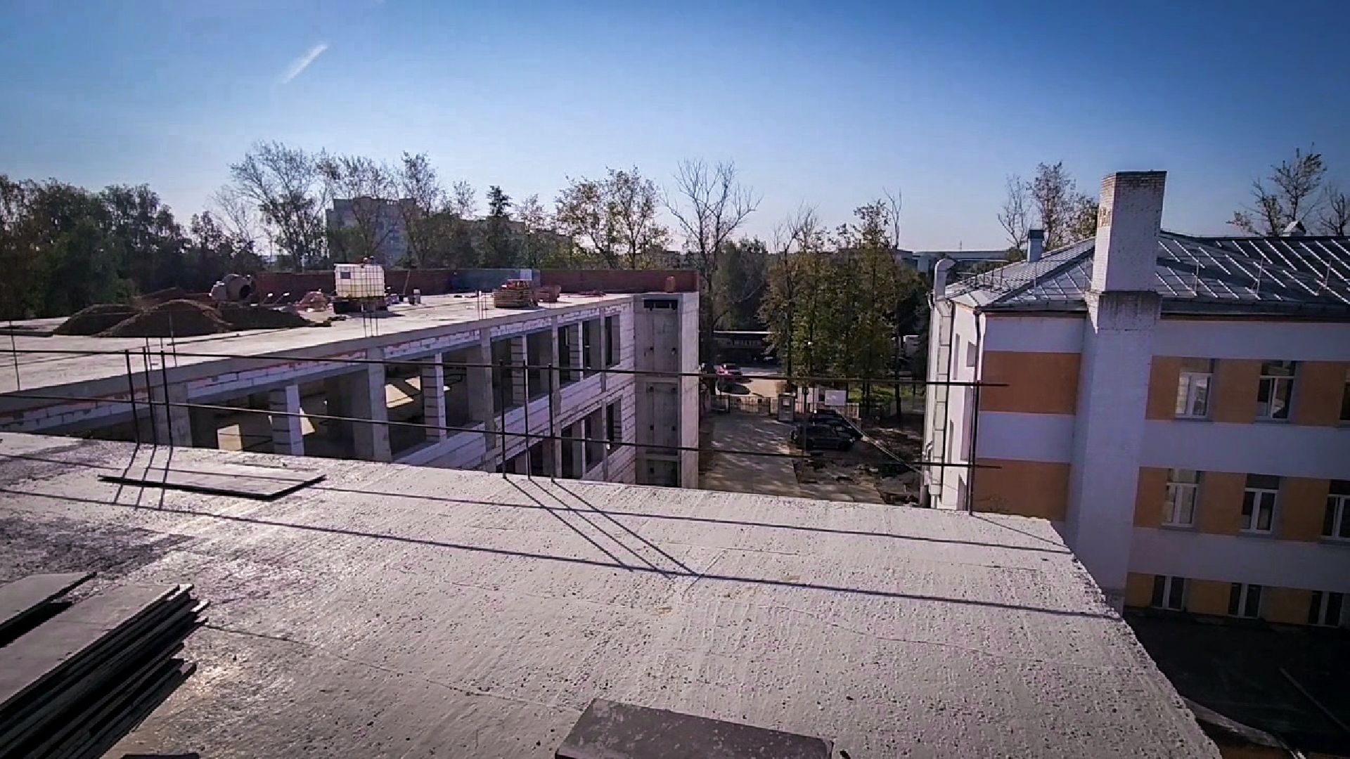 бронницы, строительство пристройки к лицею в бронницах, новый корпус лицея в бронницах, строительство корпуса лицея,