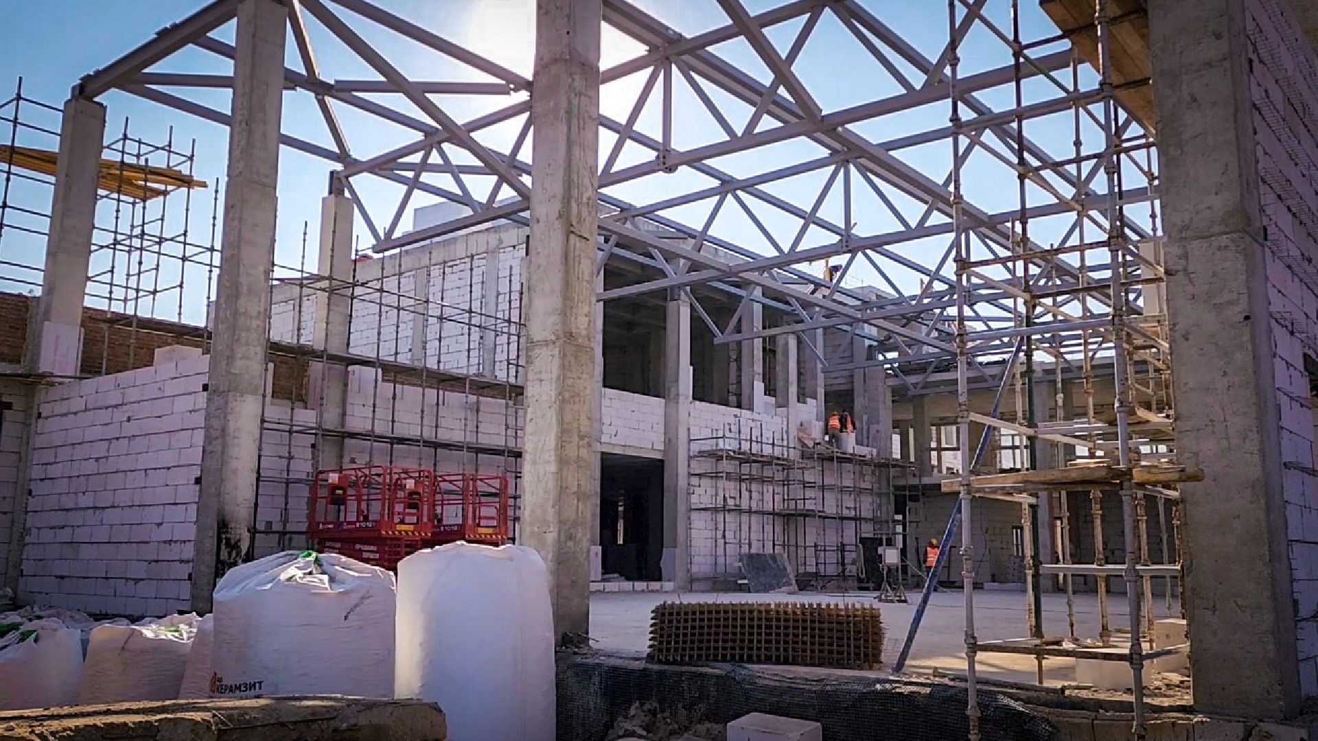 бронницы, строительство пристройки к лицею в бронницах, новый корпус лицея в бронницах, строительство корпуса лицея,