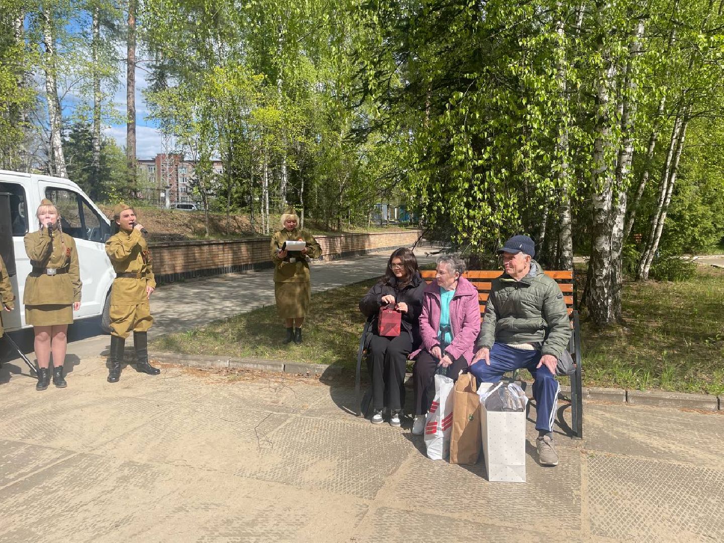 Красноармейск, Пушкинский, песни Победы, двор Победы, День Победы