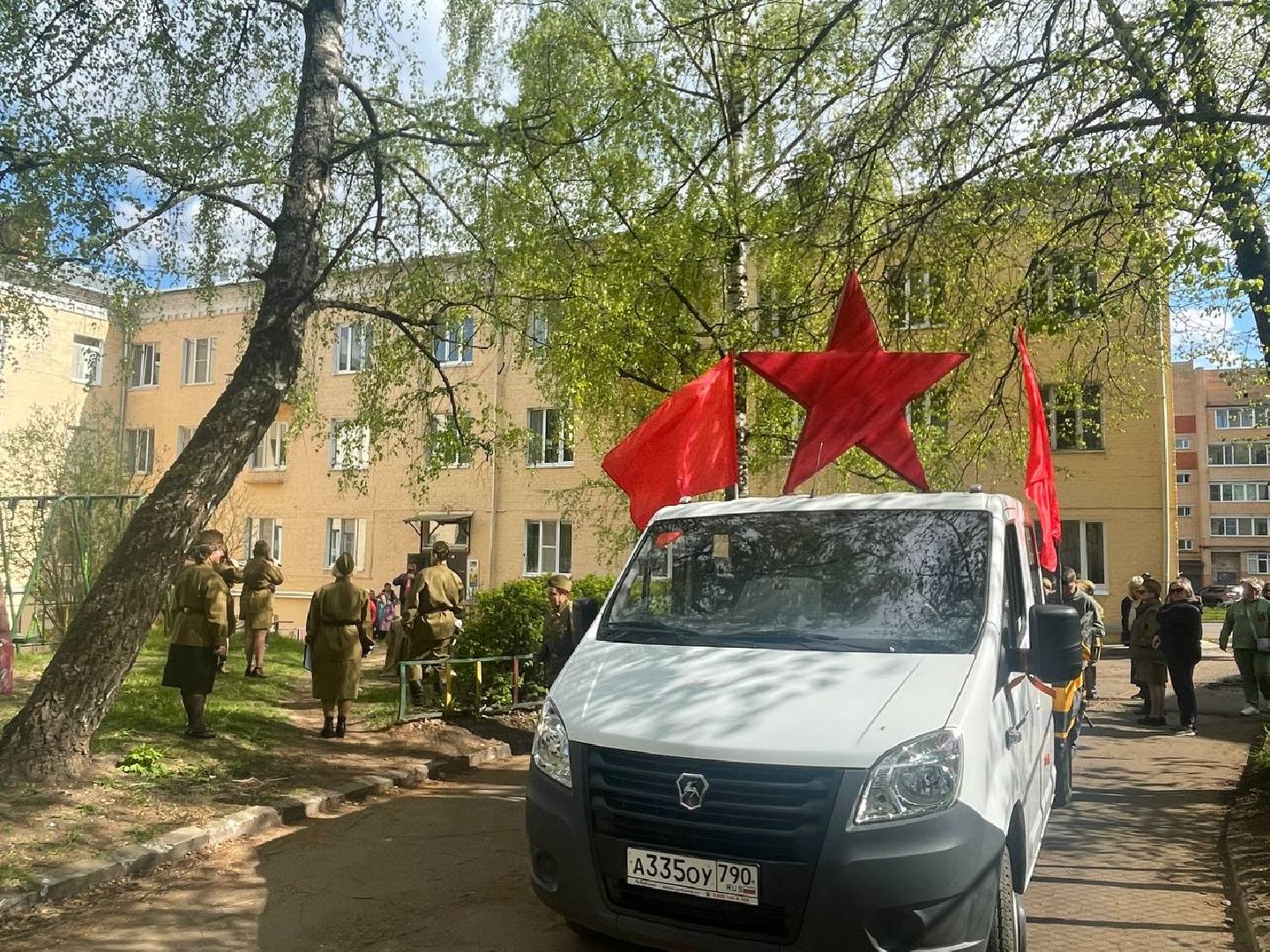 Красноармейск, Пушкинский, песни Победы, двор Победы, День Победы