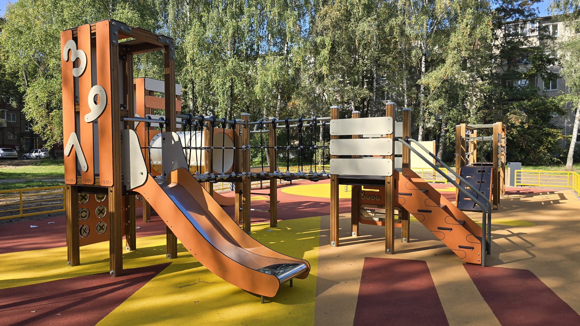 Коломна, новая детская площадка, воркаут зона,