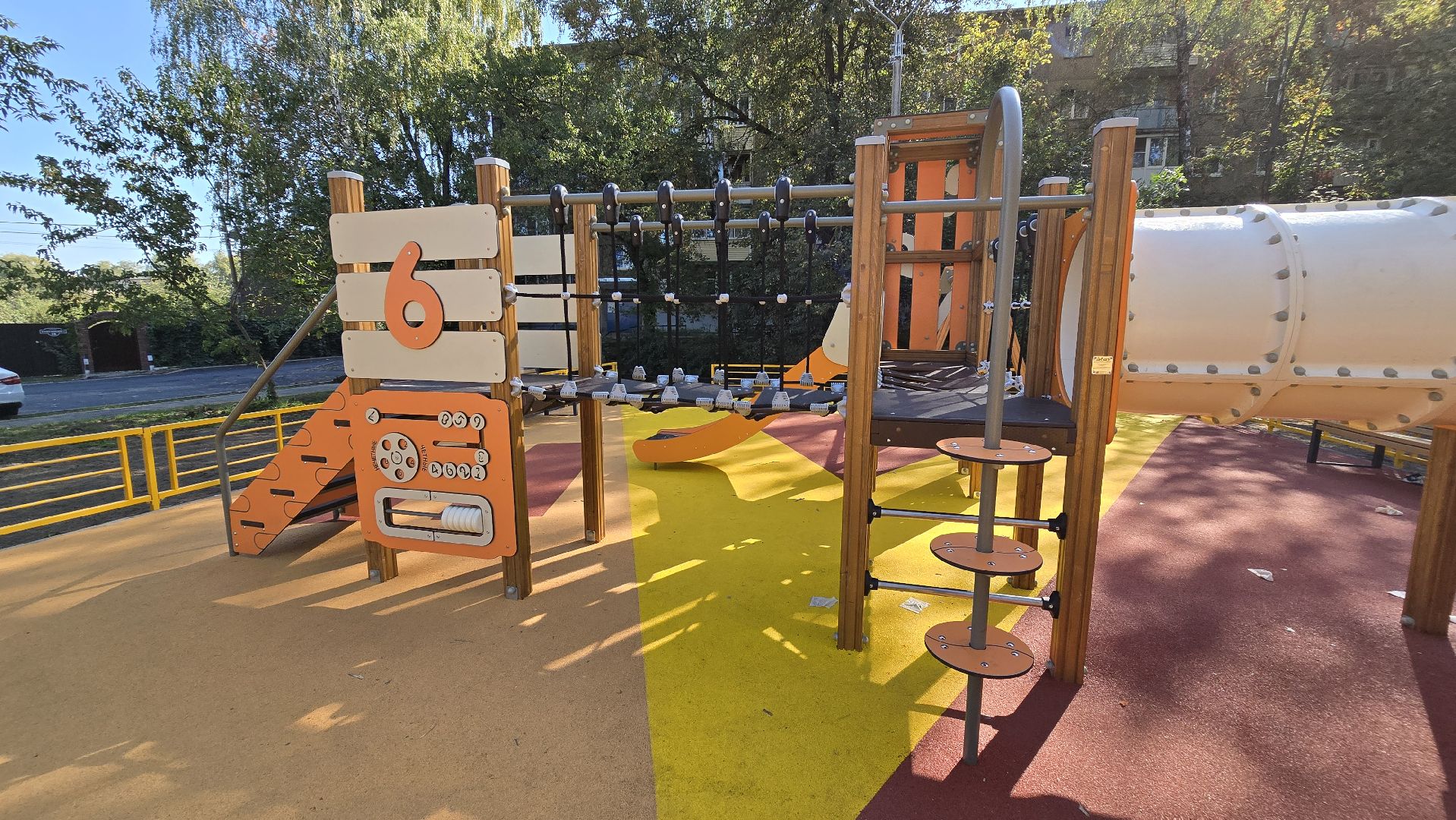 Коломна, новая детская площадка, воркаут зона,