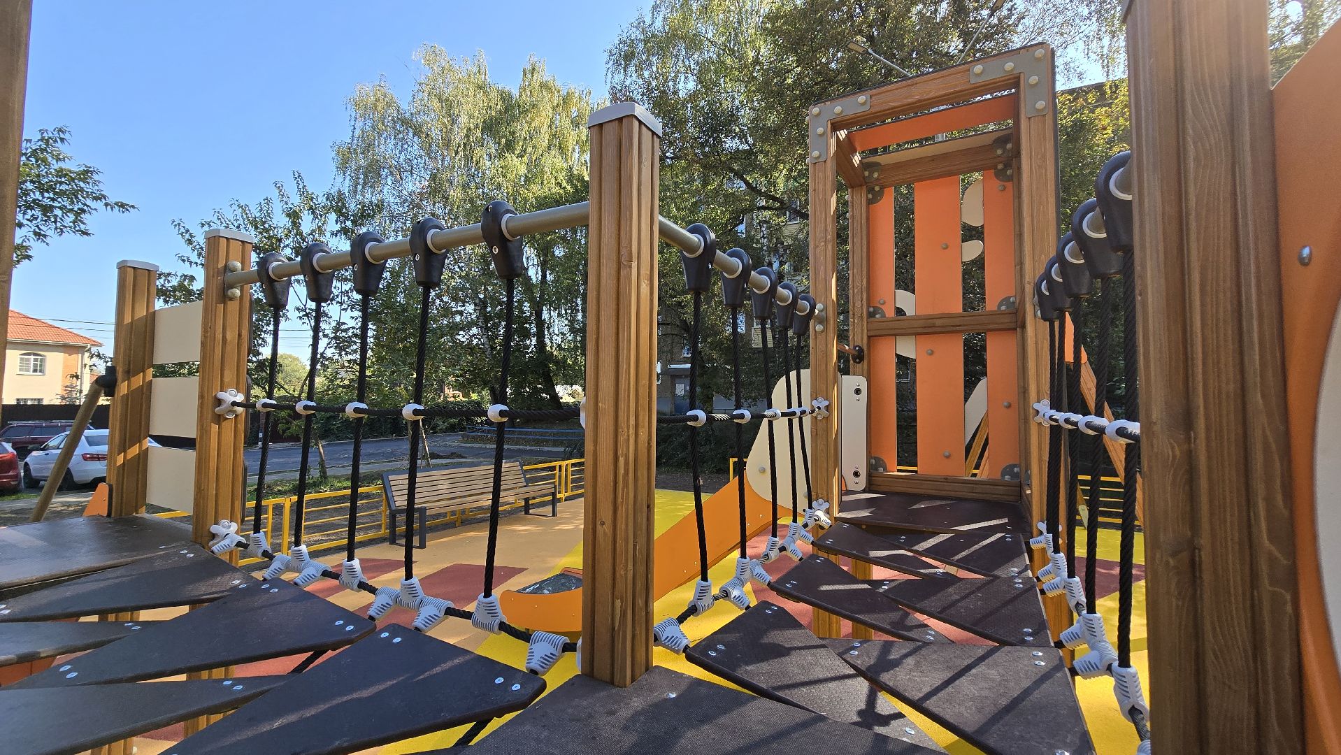 Коломна, новая детская площадка, воркаут зона,