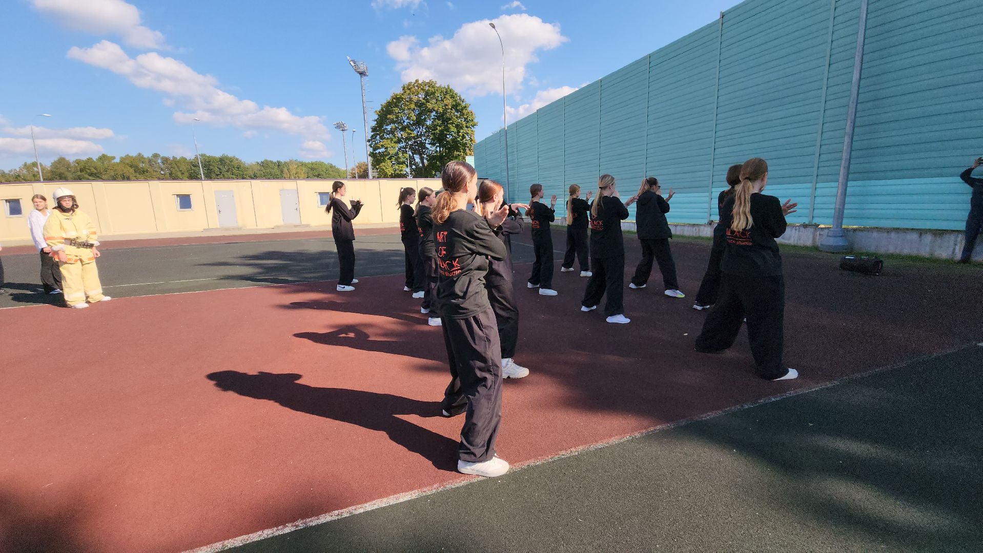 кашира, мчс, юбилей, пожнадзор, пожарные, флешмоб, дети, танцы,