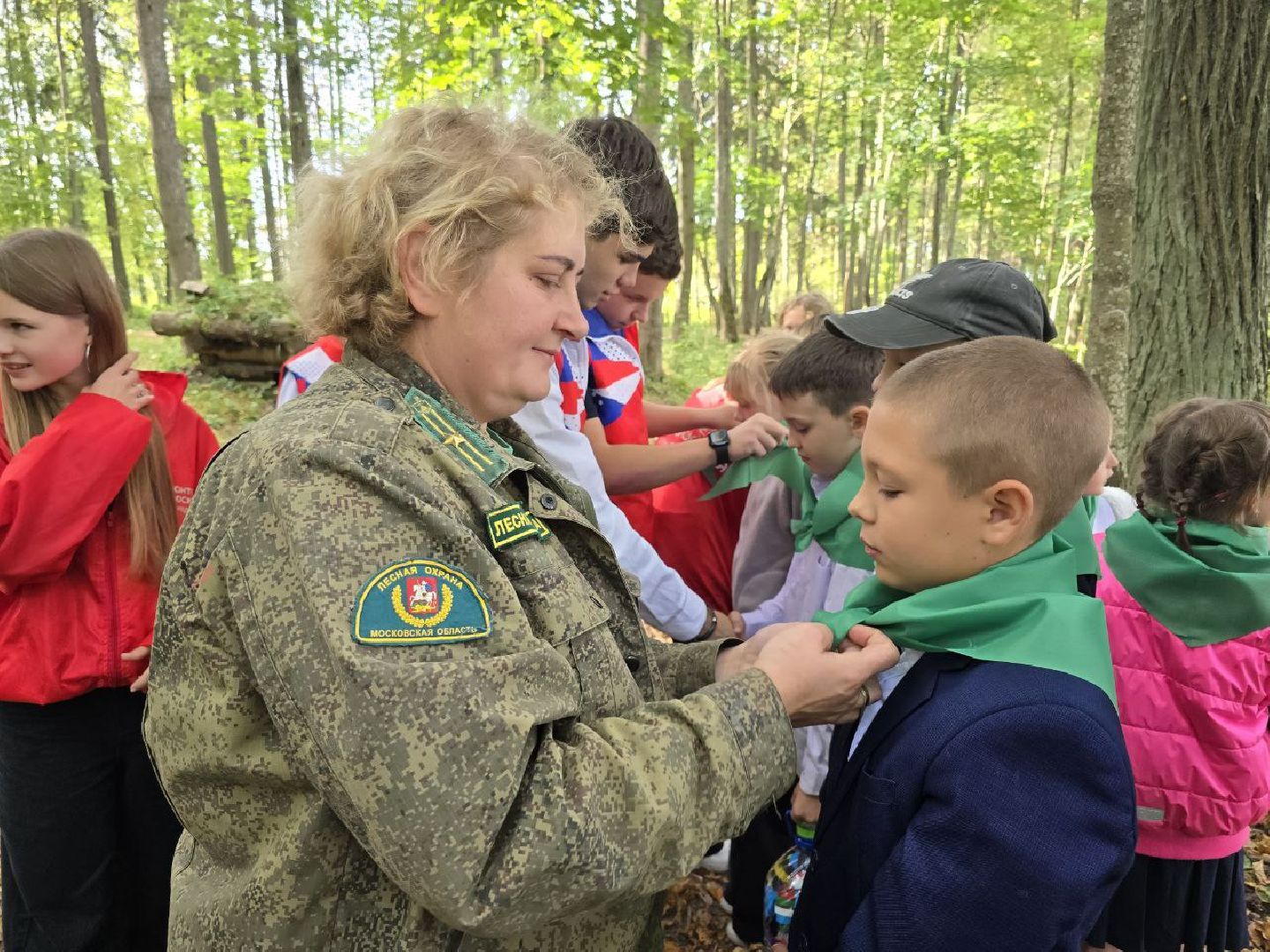 можайск, можайский муниципальный округ, подмосковье, мособллес, российский день леса, посвящение в лесничие, дети, школьники,