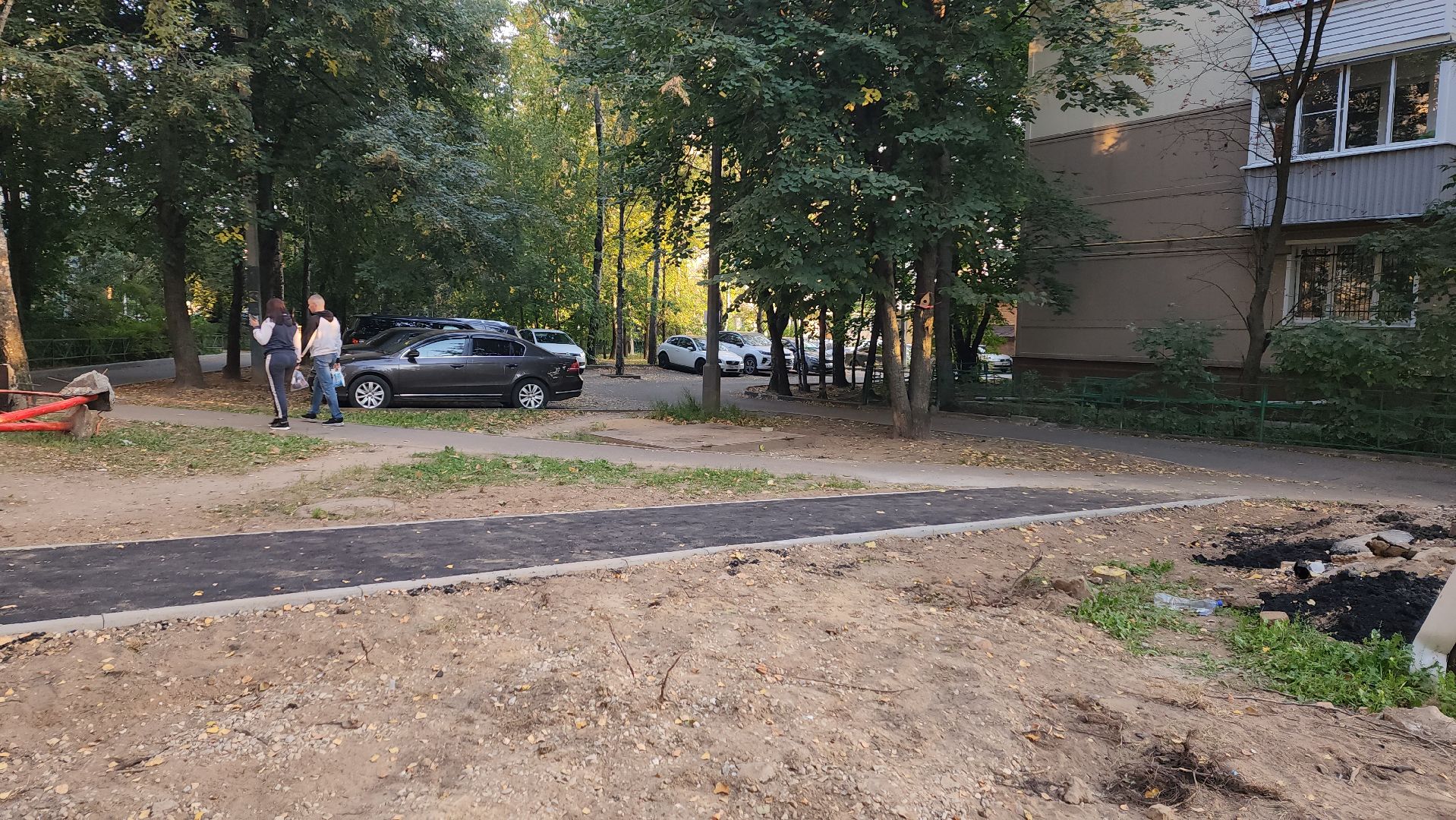 пушкино, асфальтирование дворов, дорожка, двор асфальт, удобство, благоустройство, жители, безопасное движение,