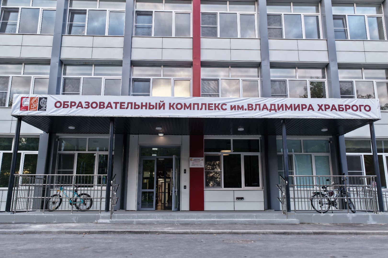 видео с коптера, школа 17 в серпухове,