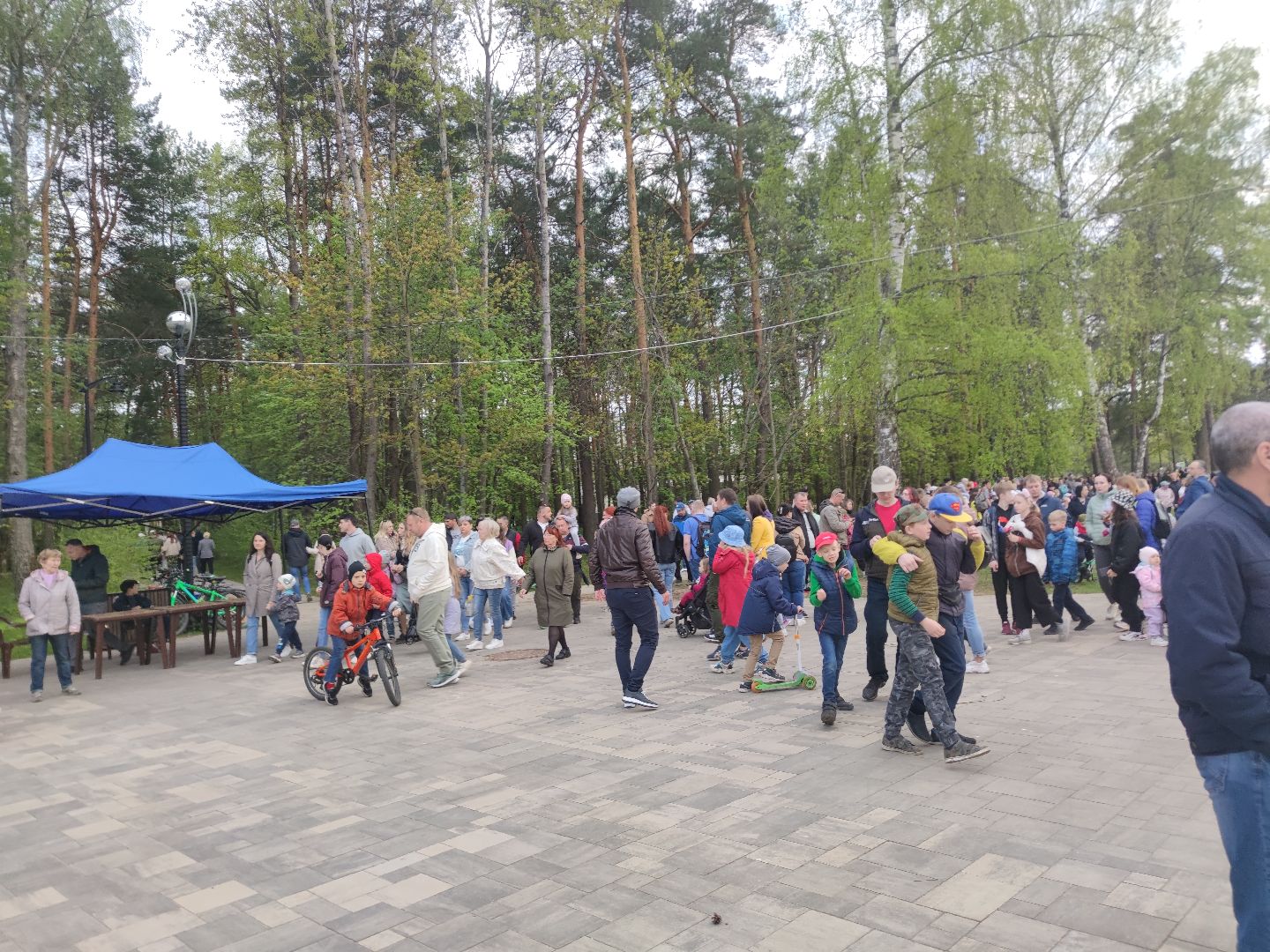 Парк, набережная, День Победы, Дубна