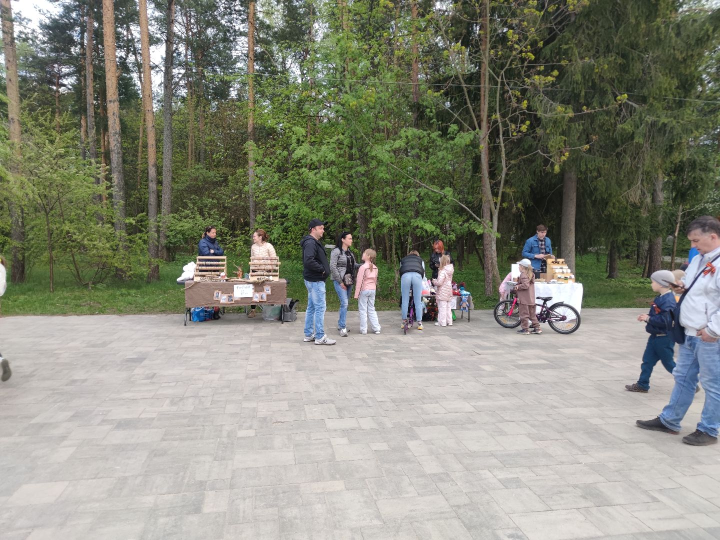 Парк, набережная, День Победы, Дубна