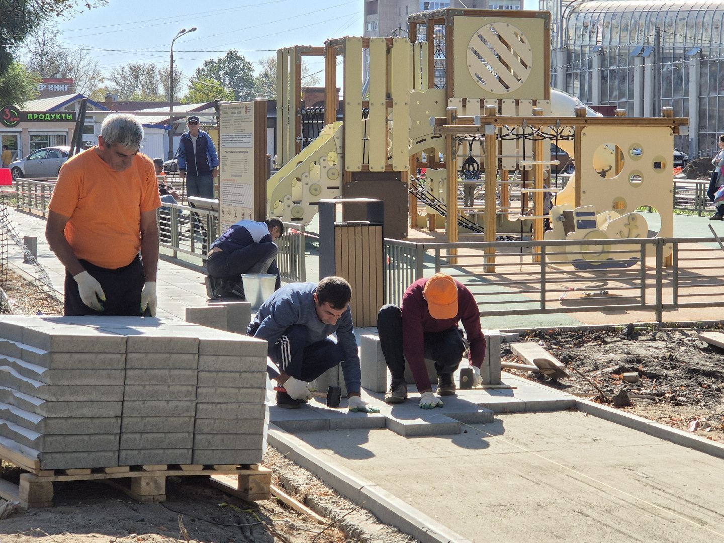 ликино-дулево, благоустройство, скверы подмосковья,