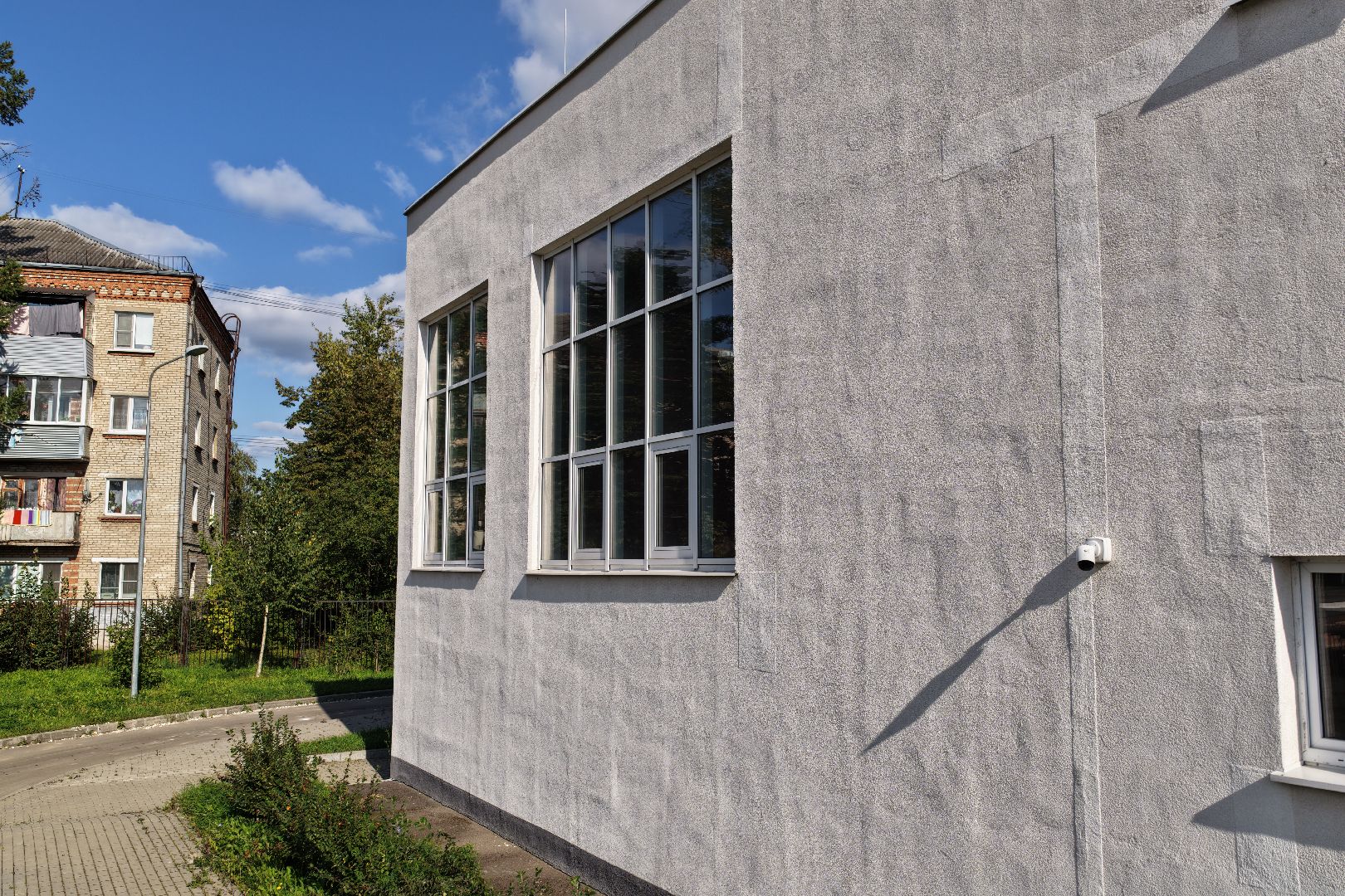 видео с коптера, школа 9 в серпухове,