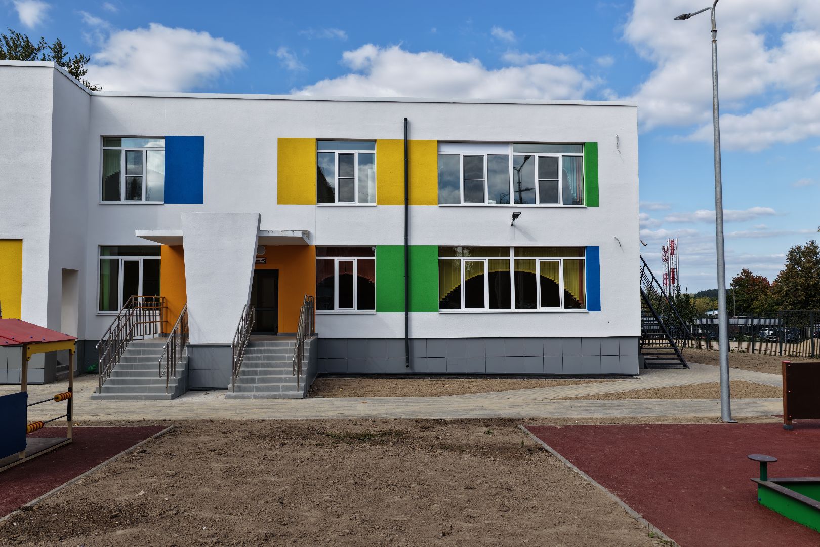 видео с коптера, детский сад в серпухове,