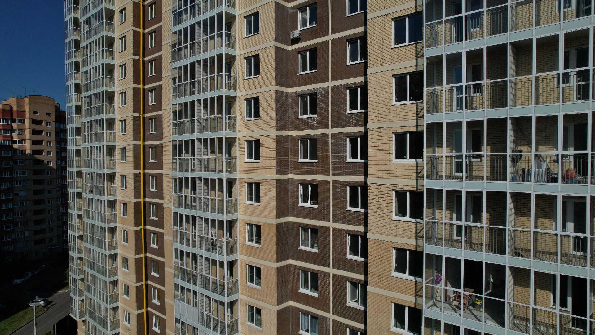 видео с коптера, новостройка в лыткарине,