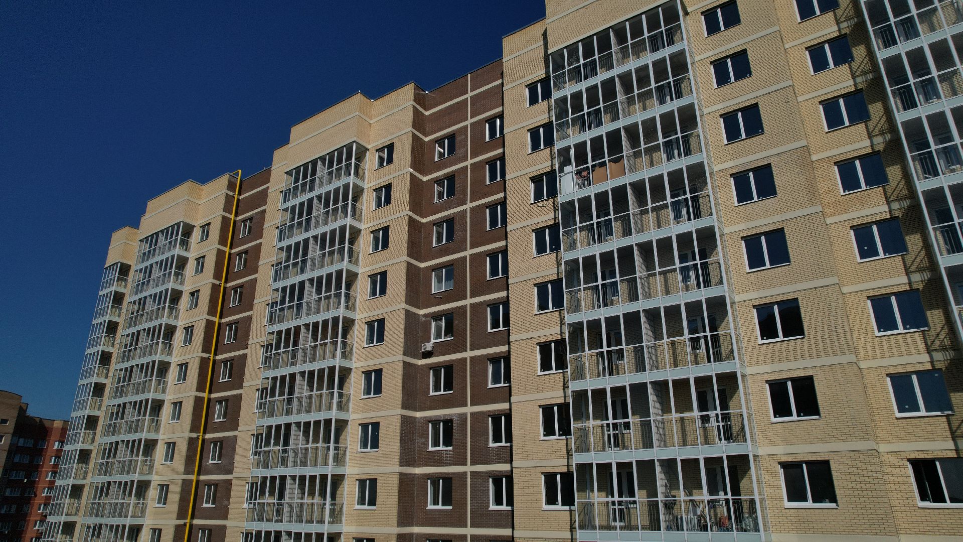 видео с коптера, новостройка в лыткарине,