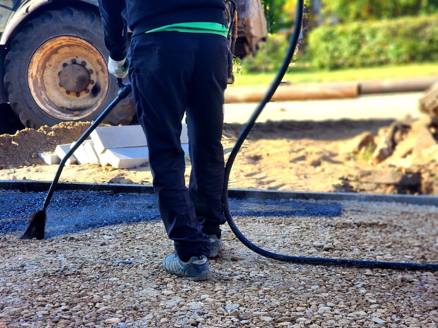 дубна, благоуйстройство, теплотрасса,новые тротуары,