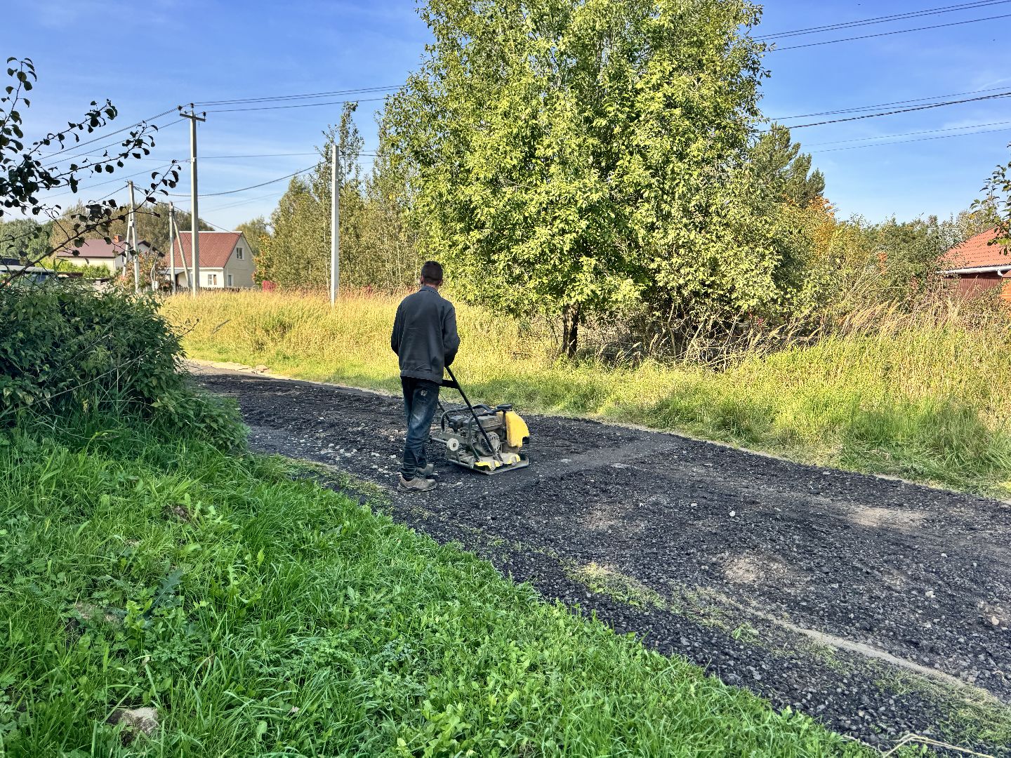 шаховская, ямочный ремон, ремонт дороги, асфальтная крошка,