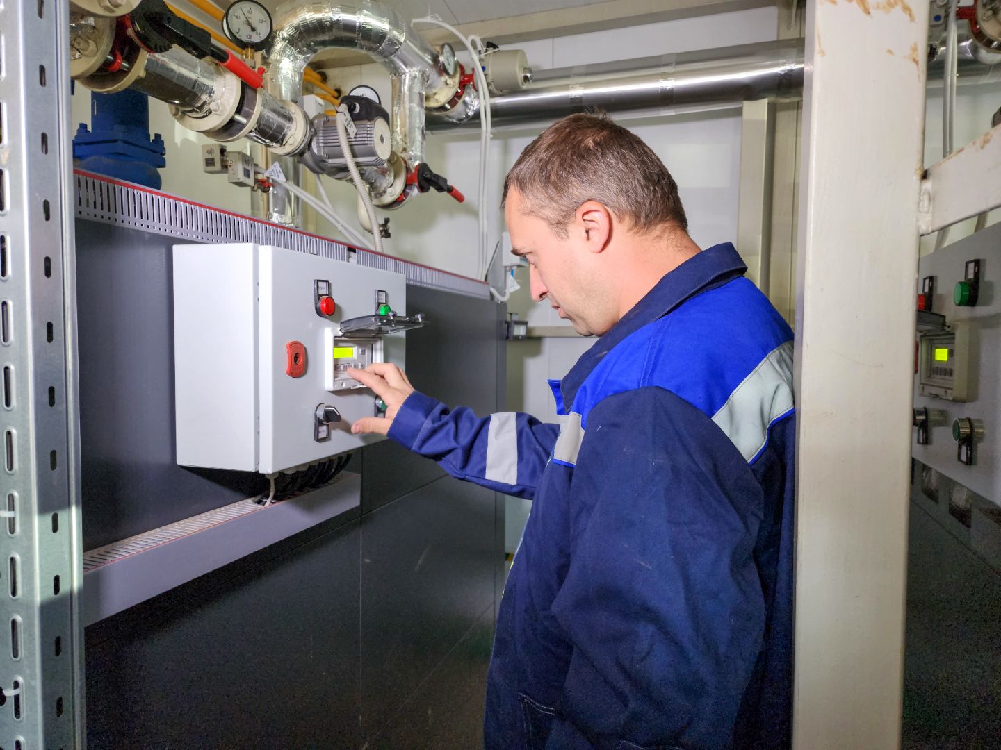 Подольск, школа на 1100 мест, отопление, пробные топки,