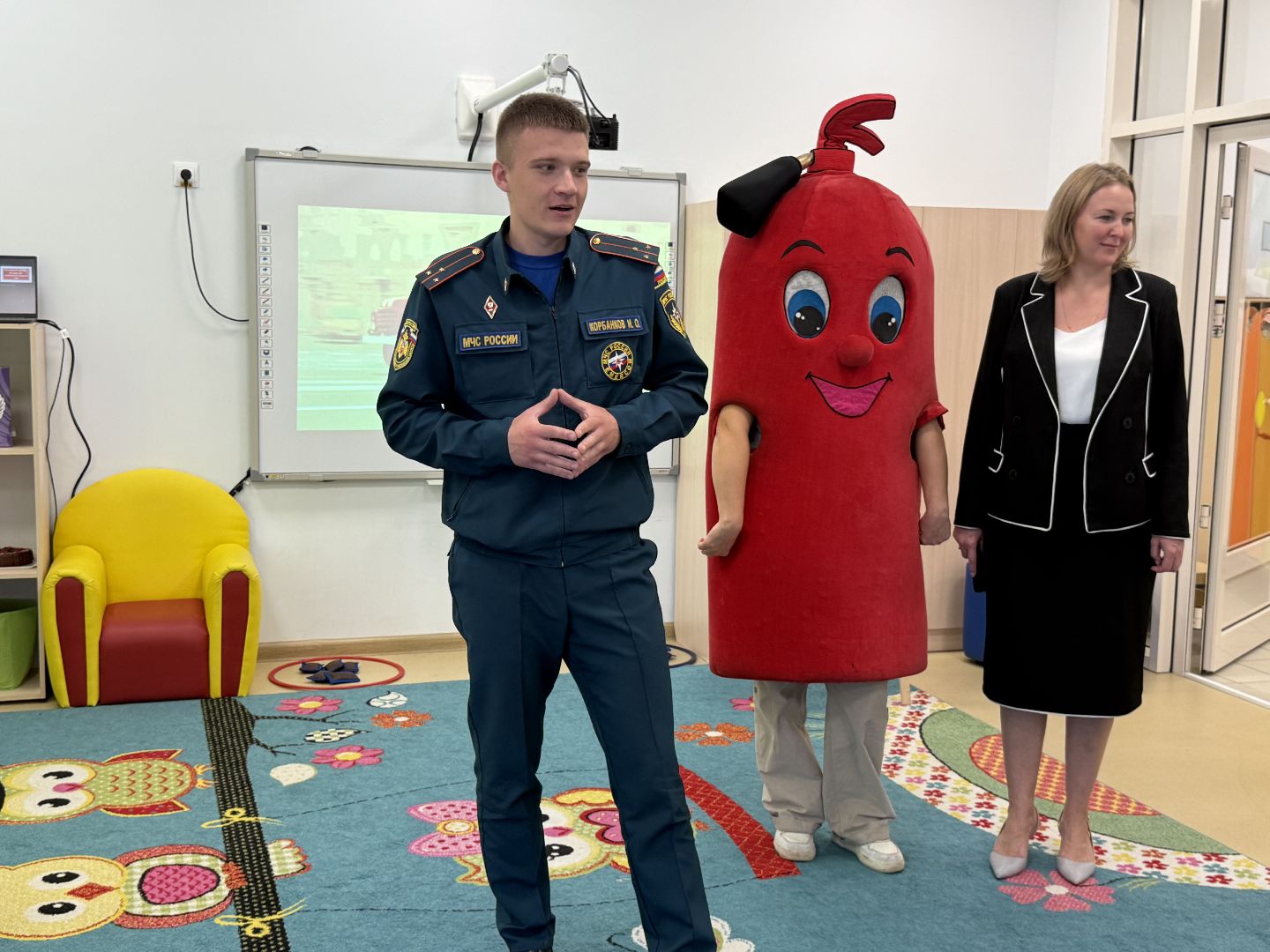 детский  сад, Занятие, Мчс , Пожарная машина, Знания,