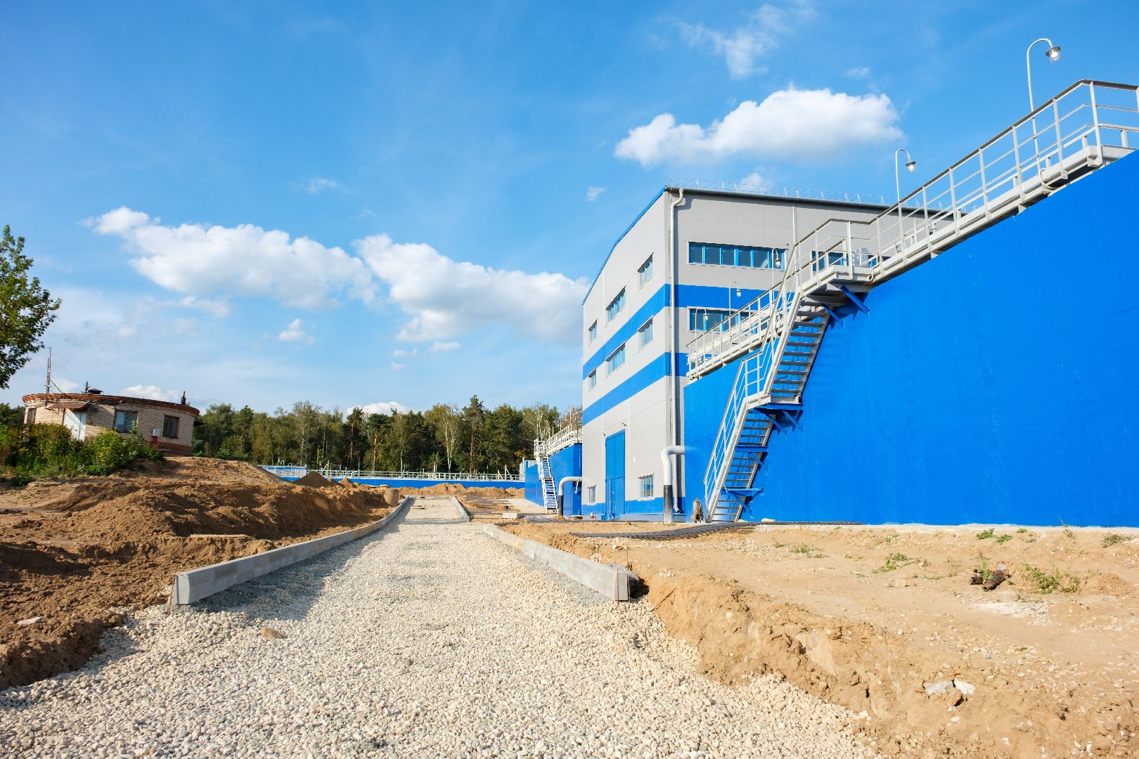 лыткарино, строительство, очистные в лыткарине, очистные сооружения,