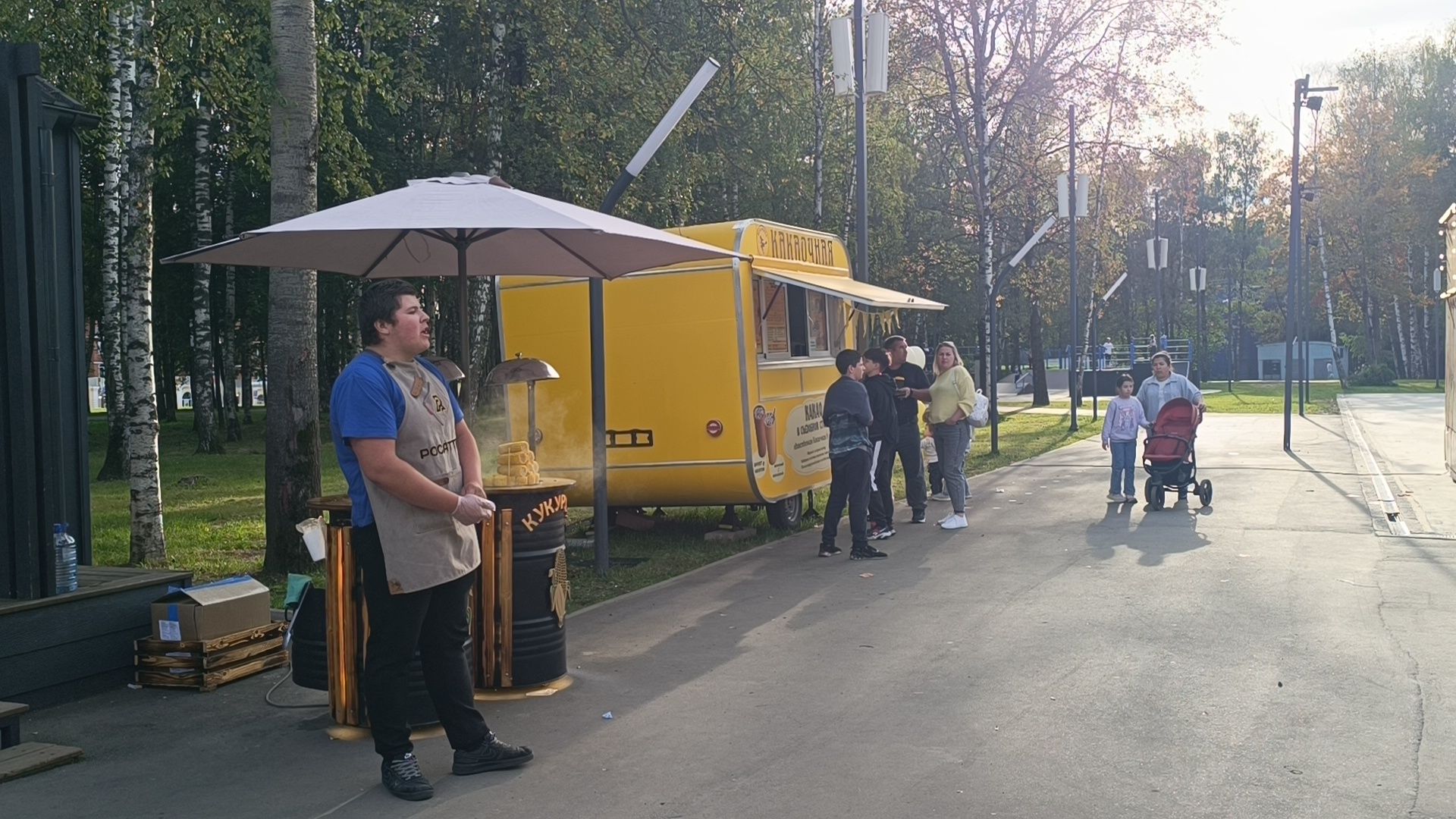 какао, кафе, лобня, парк,