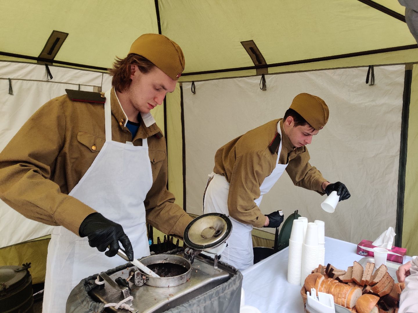Красноармейск, Пушкинский, День Победы, полевая кухня, кинопаказы