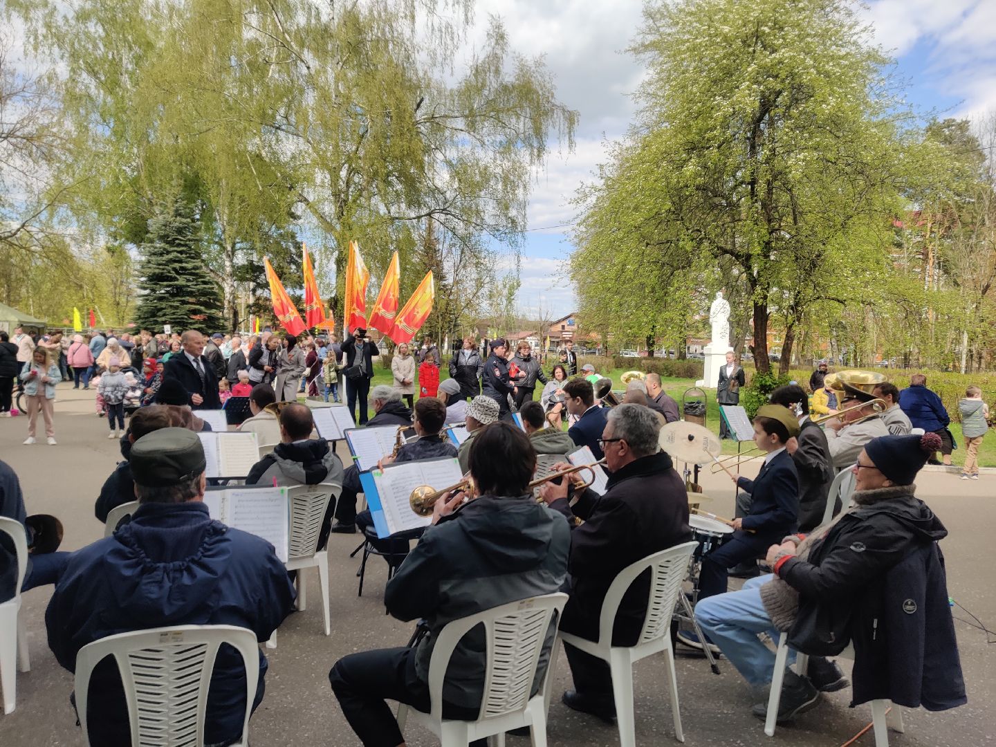 Красноармейск, Пушкинский, День Победы, полевая кухня, кинопаказы