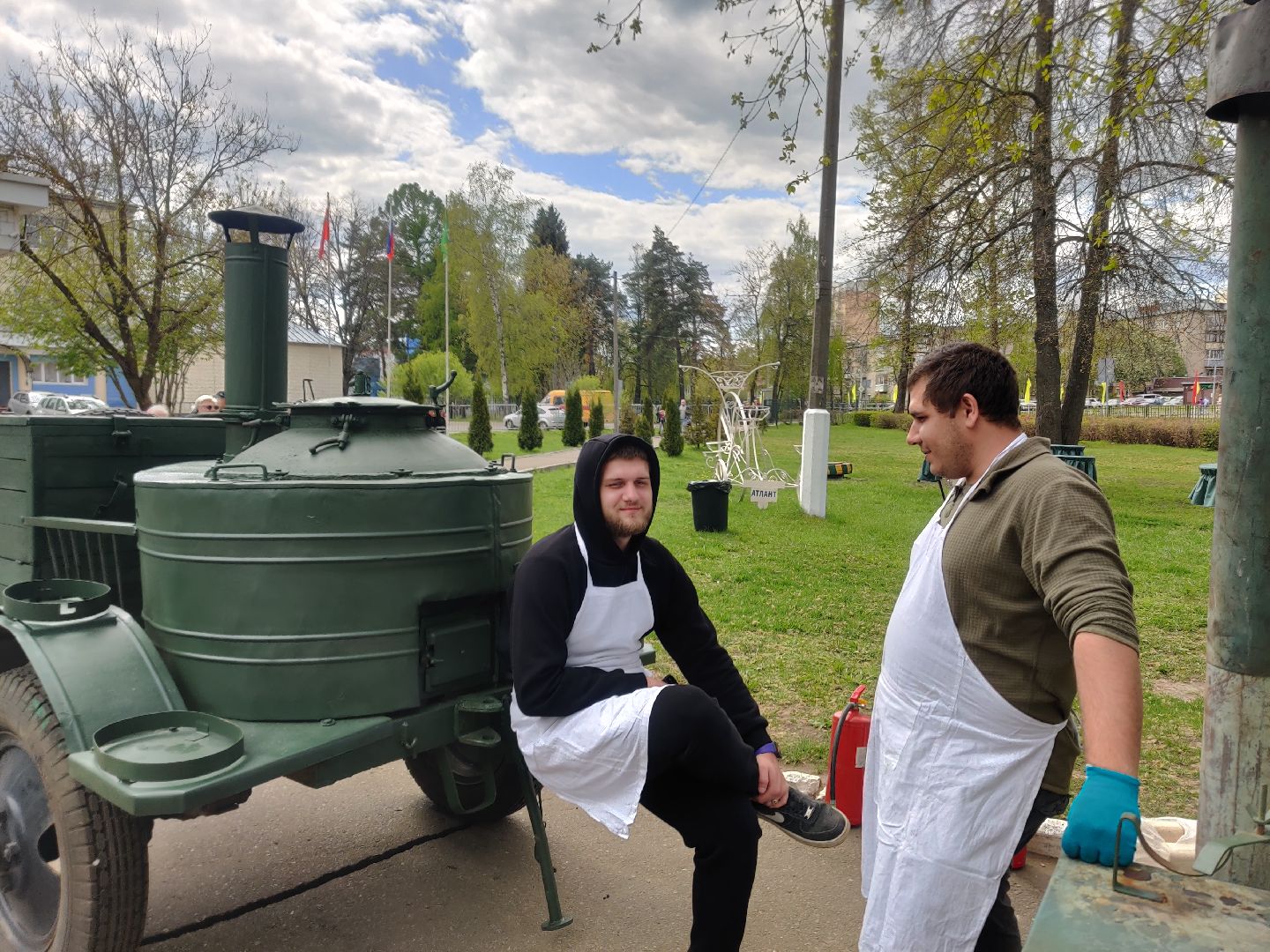 Красноармейск, Пушкинский, День Победы, полевая кухня, кинопаказы