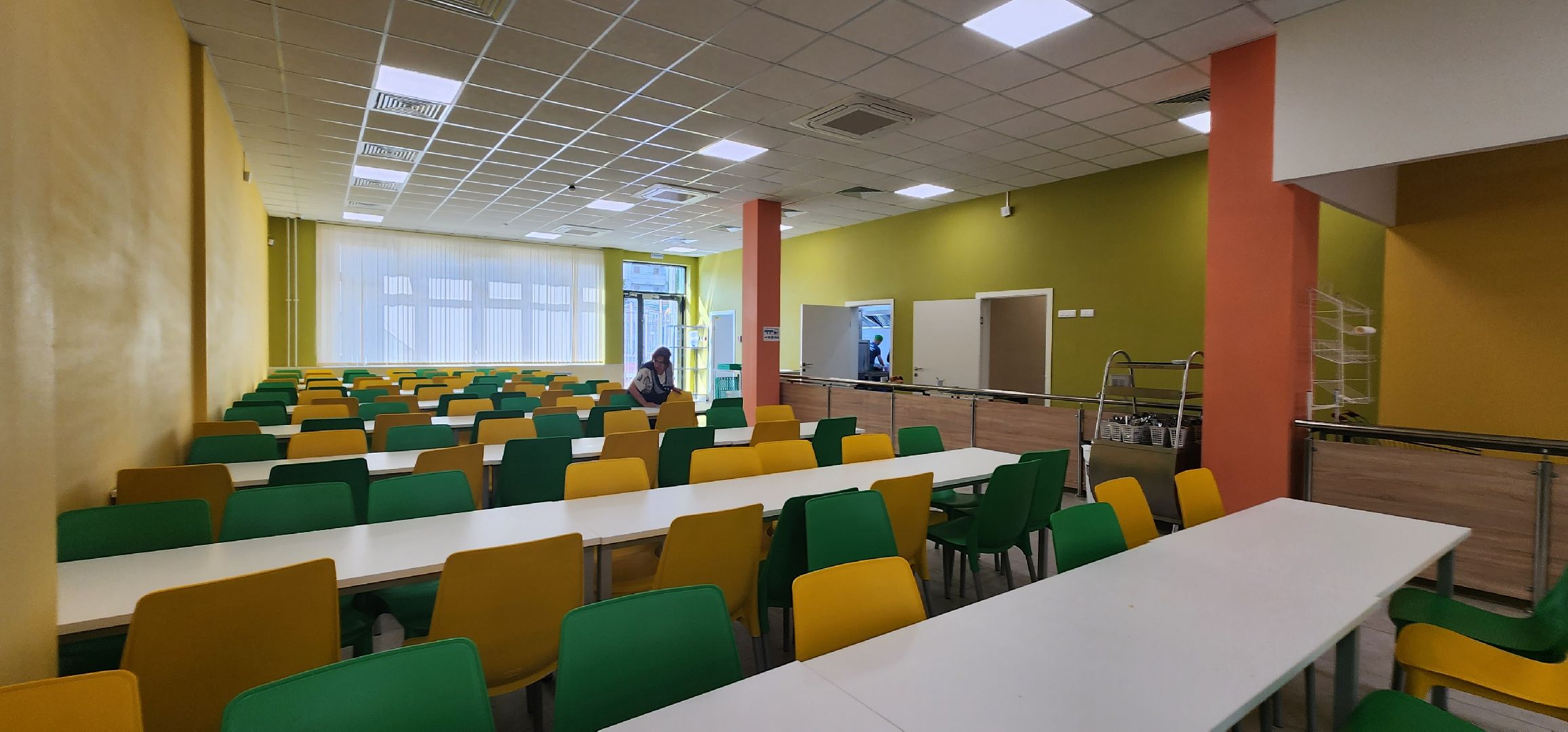 долгопрудный, 13 гимназия, пристройка, столовая, стадион,